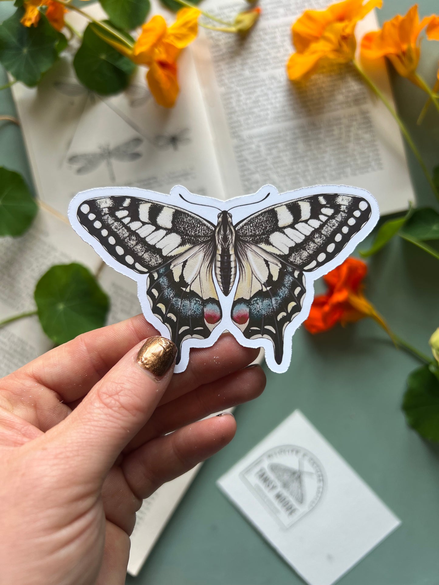 British Swallowtail Sticker