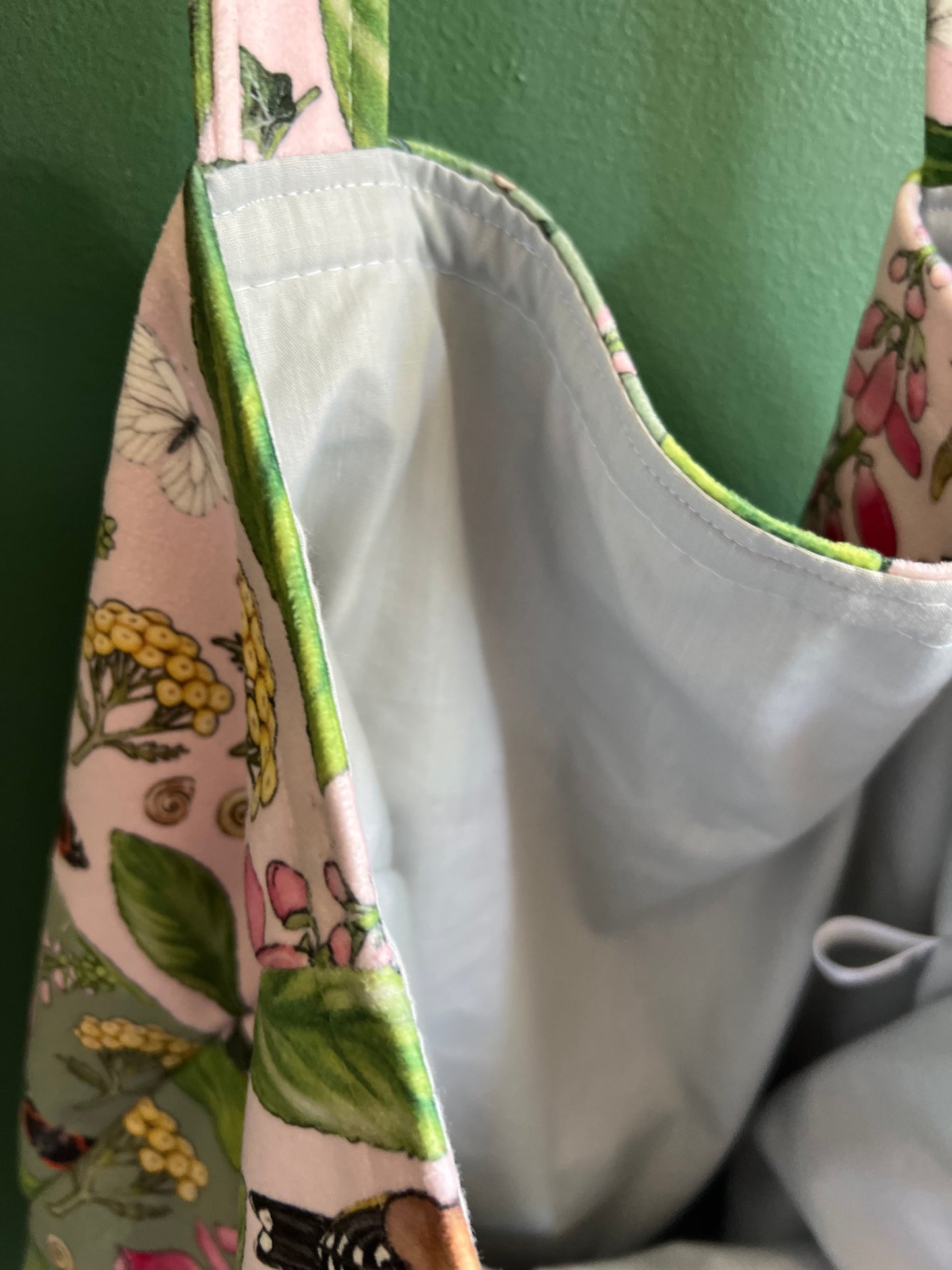 Velvet Patchwork Tote Bag