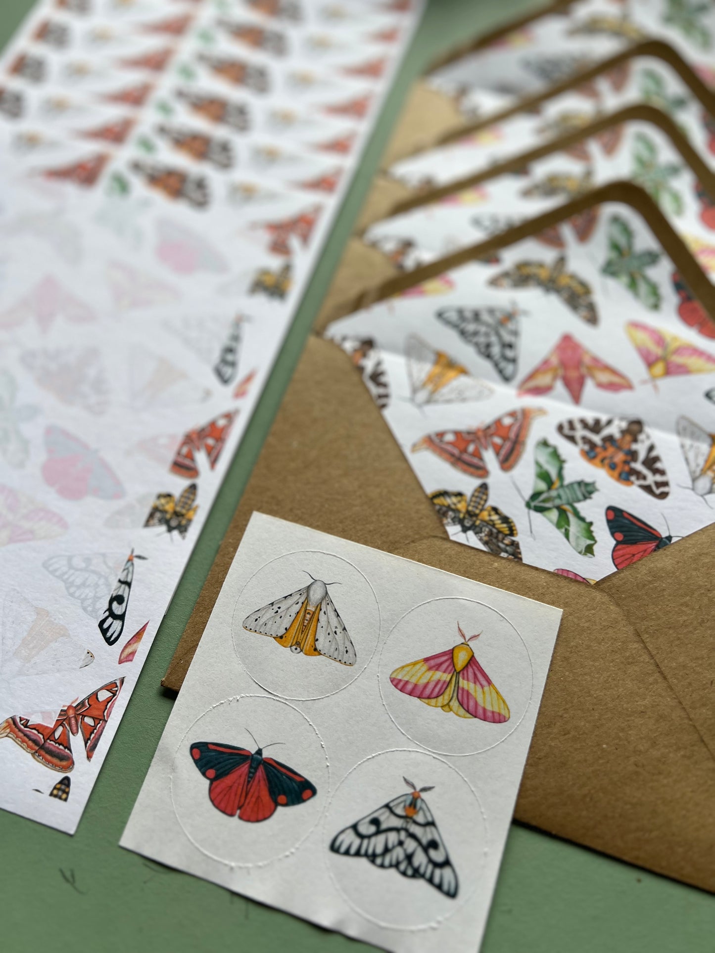 Moths Letter Writing Set