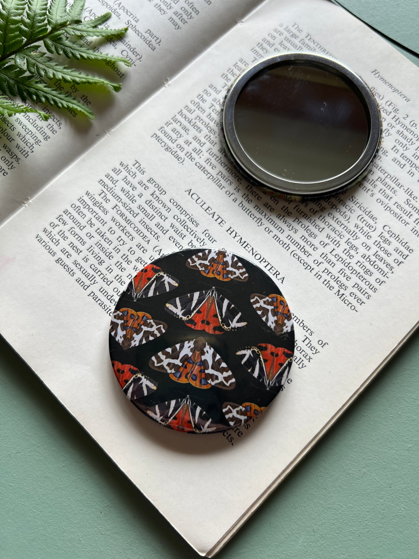 Tiger Moths Pocket Mirror