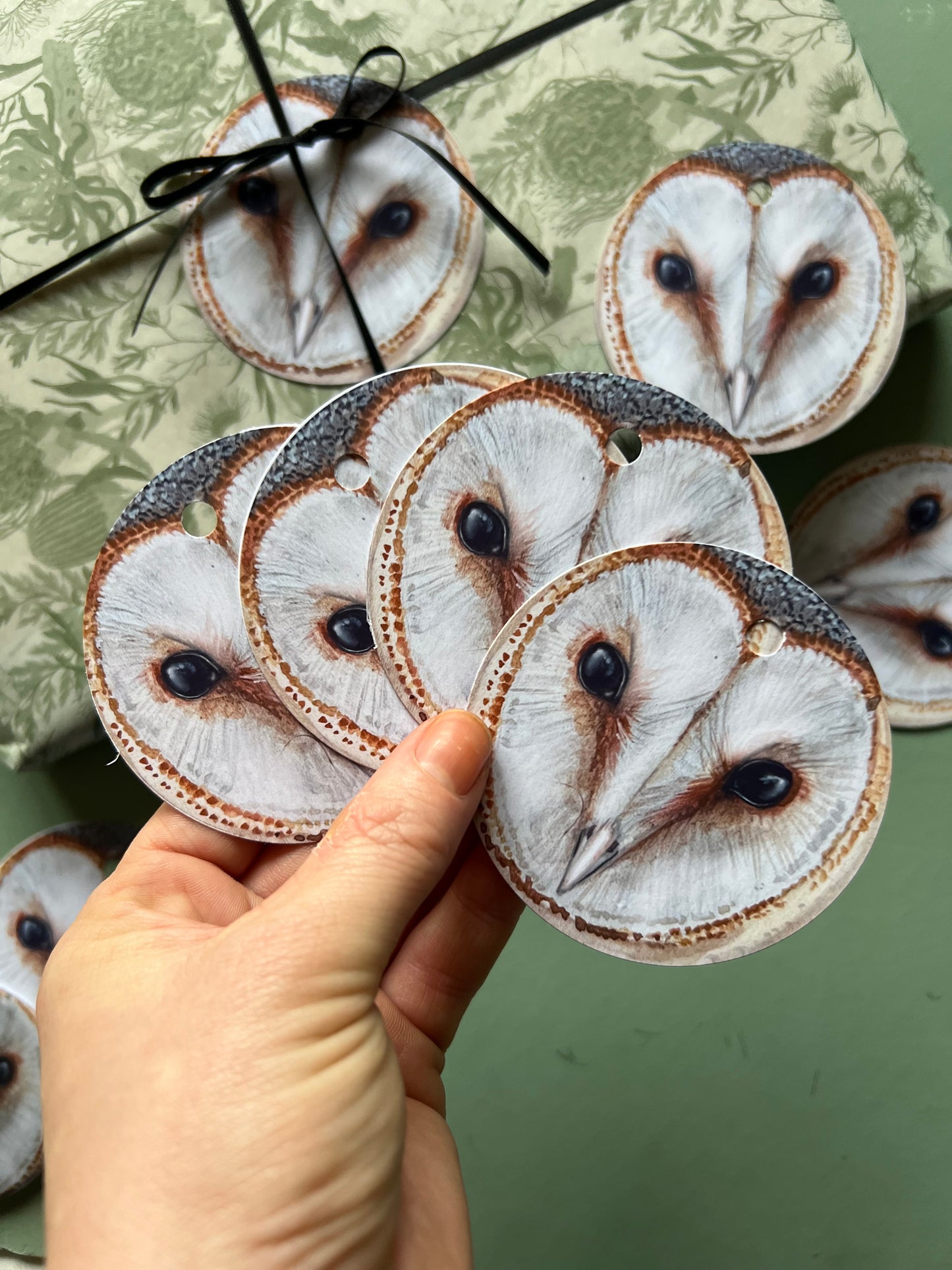 Barn Owl Gift Tags