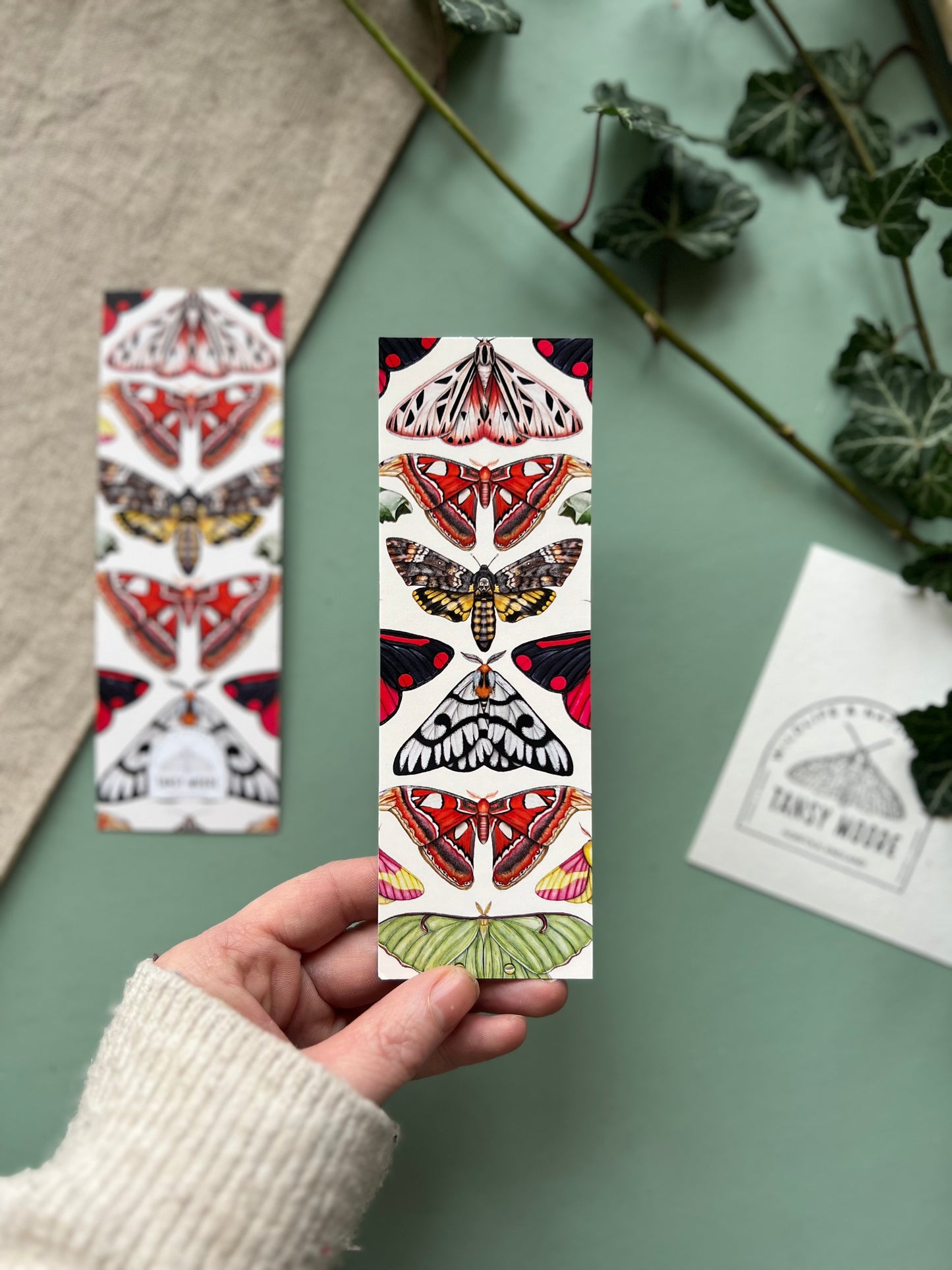 Moths Bookmark