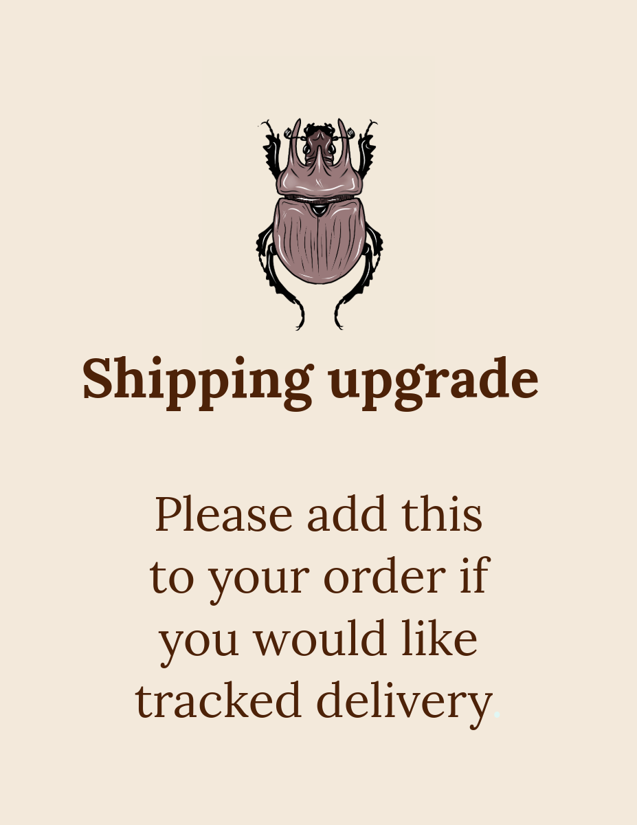 Shipping upgrade - Add Tracked Delivery