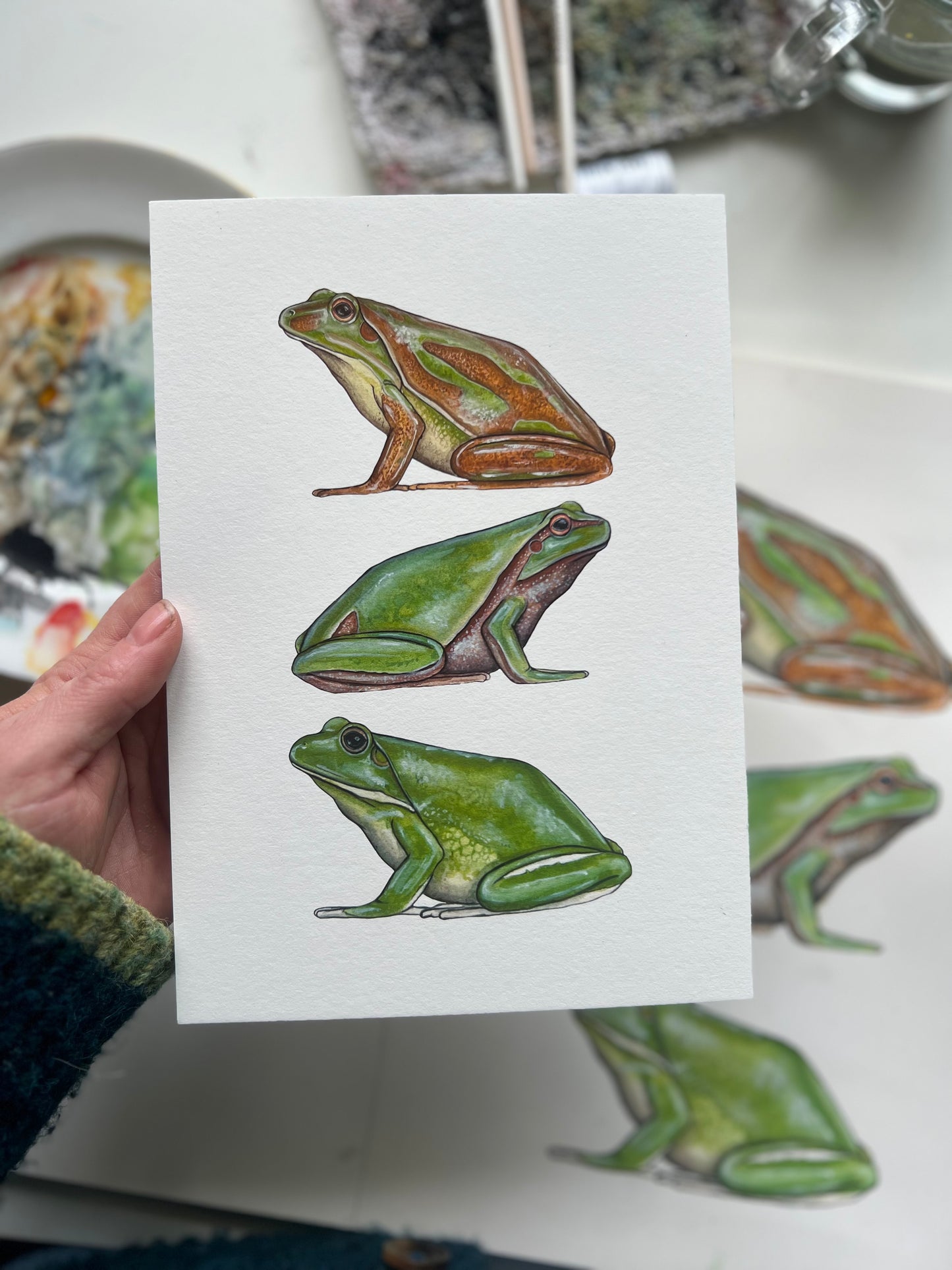 Tree Frogs Print