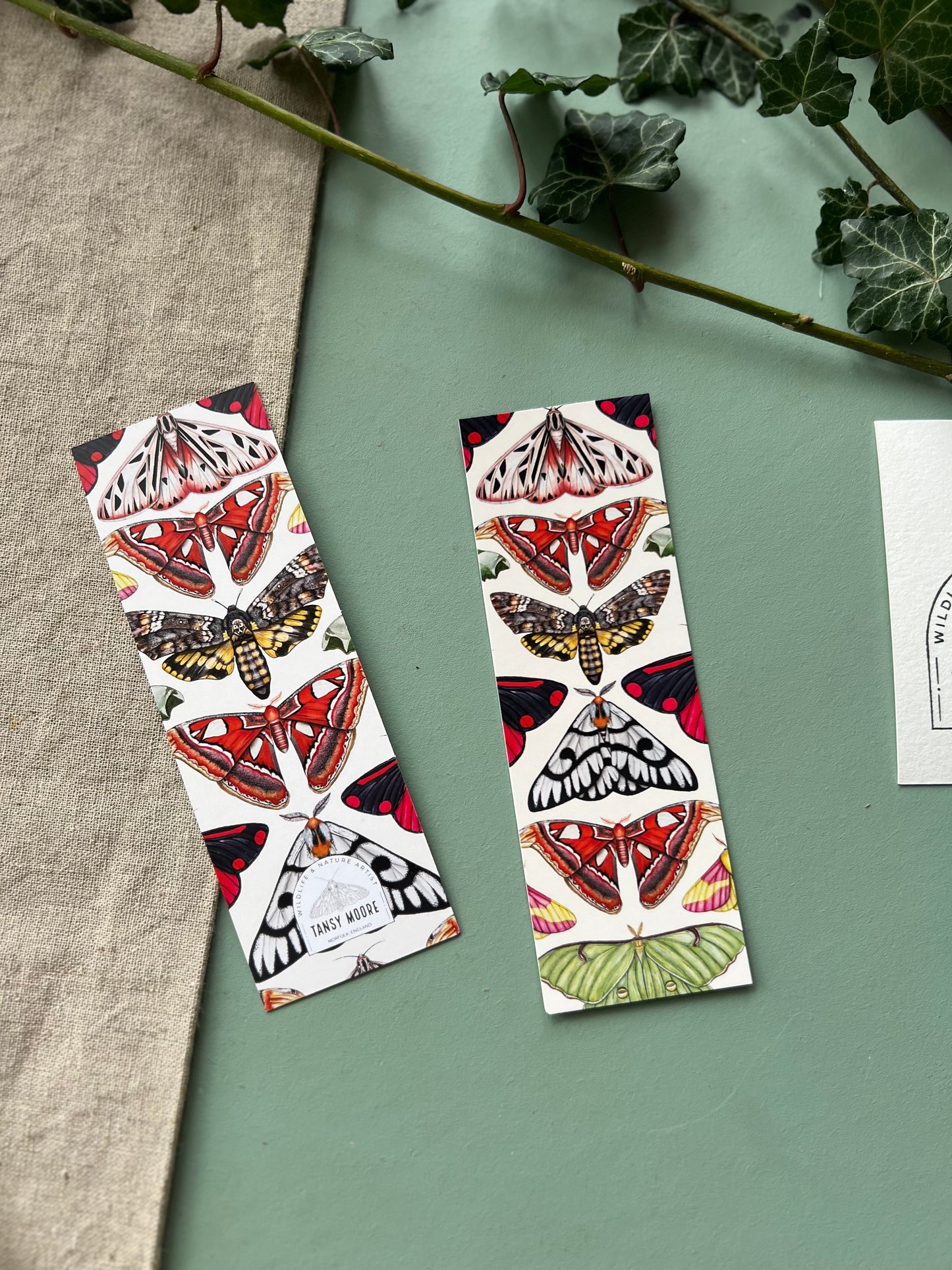 Moths Bookmark