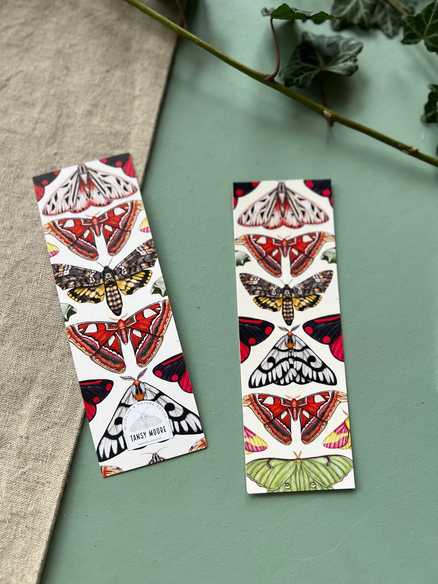 Moths Bookmark
