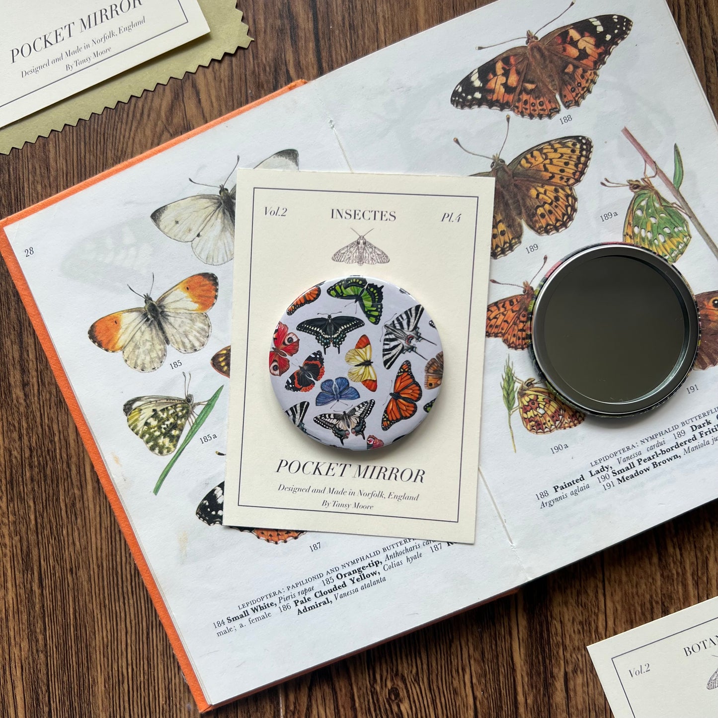 Butterfly Pocket Mirror