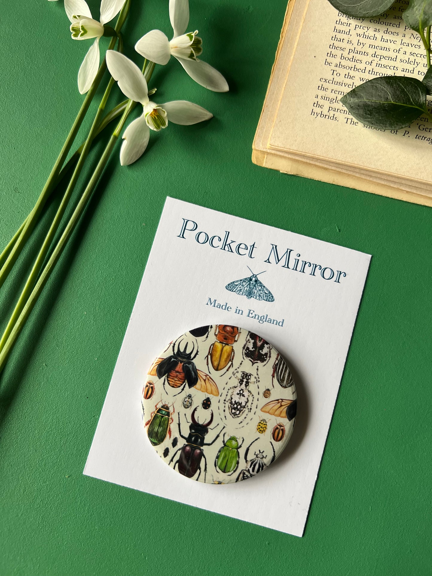 Beetle Pocket Mirror