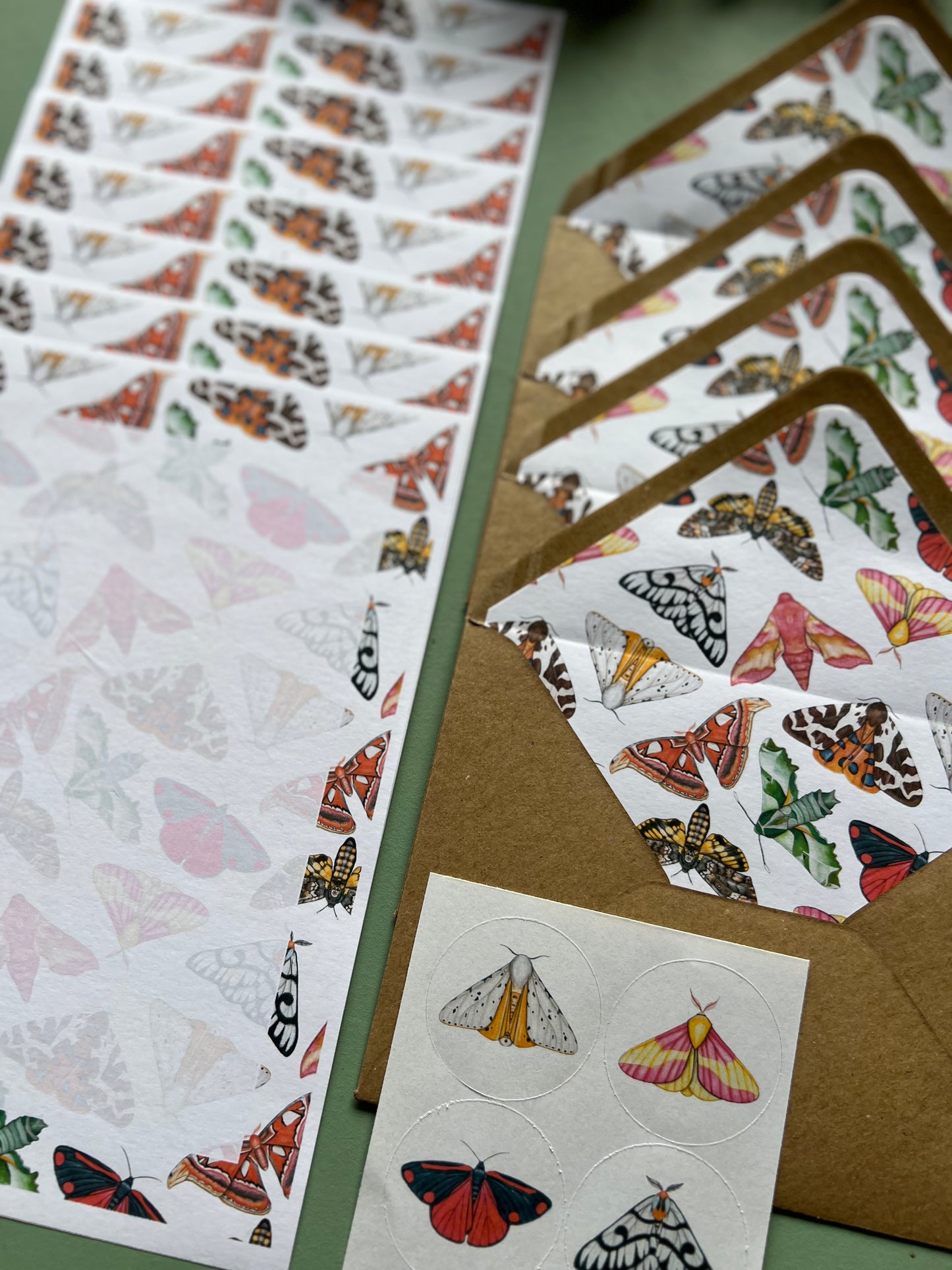 Moths Letter Writing Set