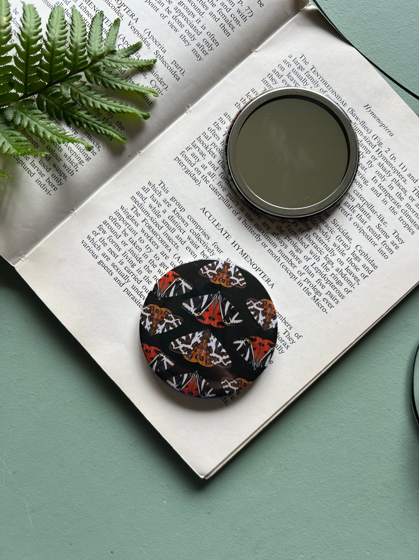 Tiger Moths Pocket Mirror