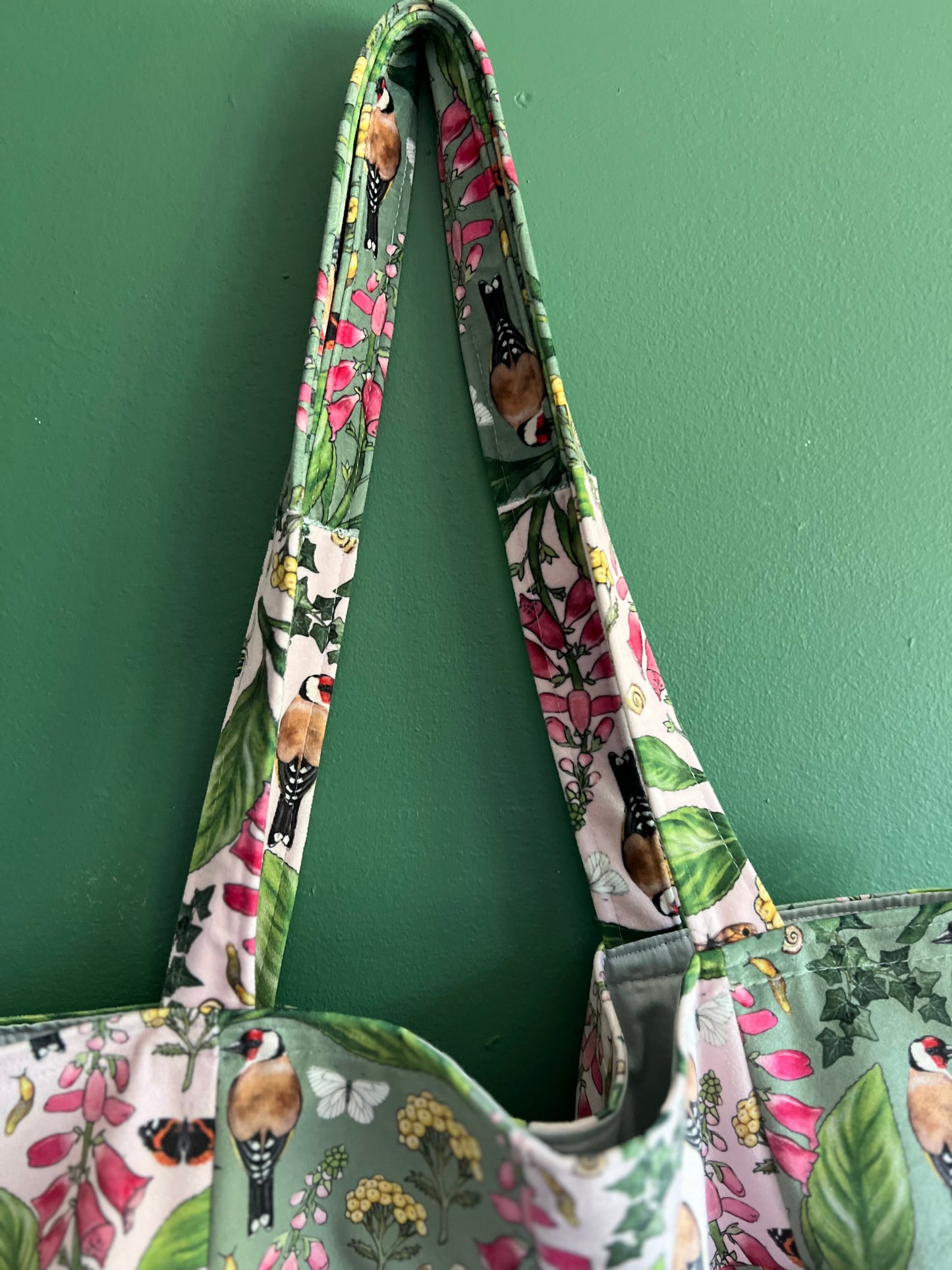Velvet Patchwork Tote Bag