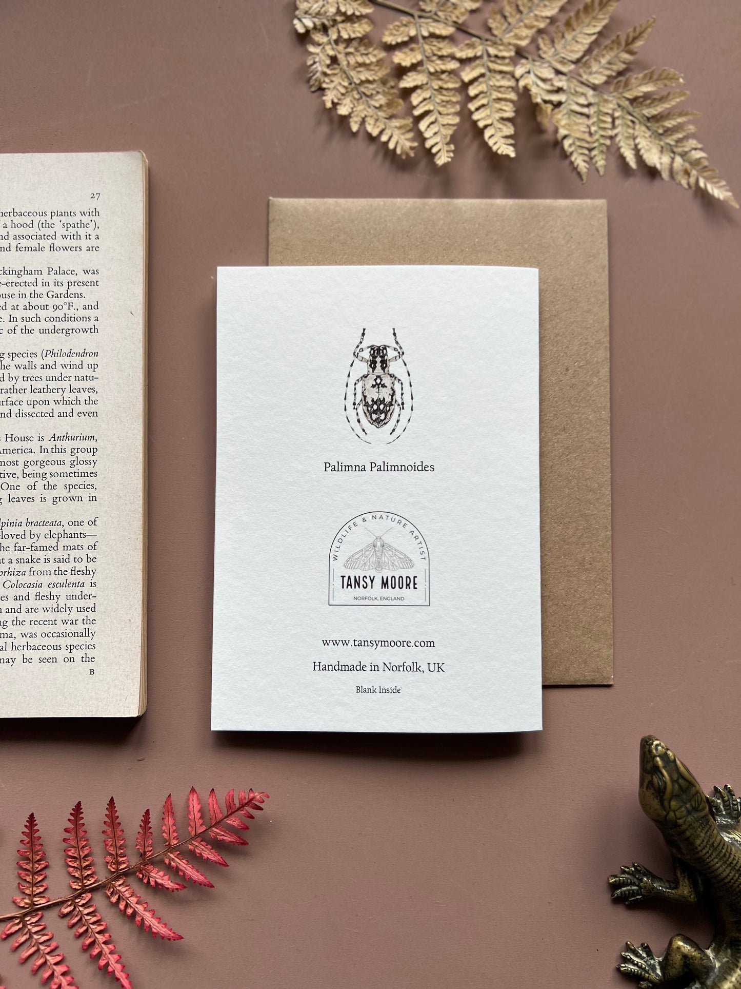 Longhorn Beetle card