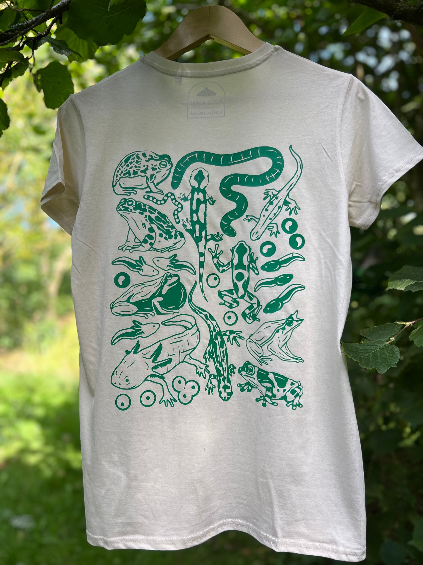 Seconds Amphibians organic cotton unisex tshirt