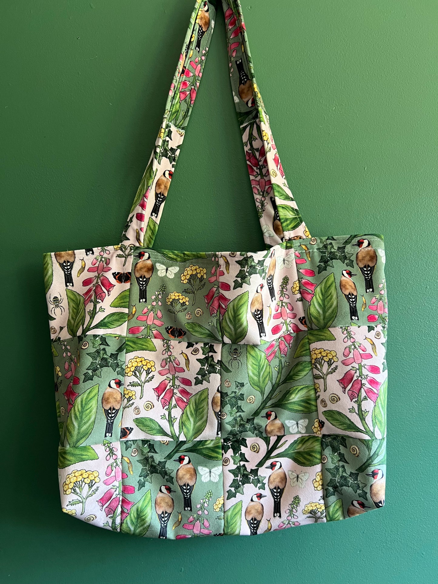 Velvet Patchwork Tote Bag