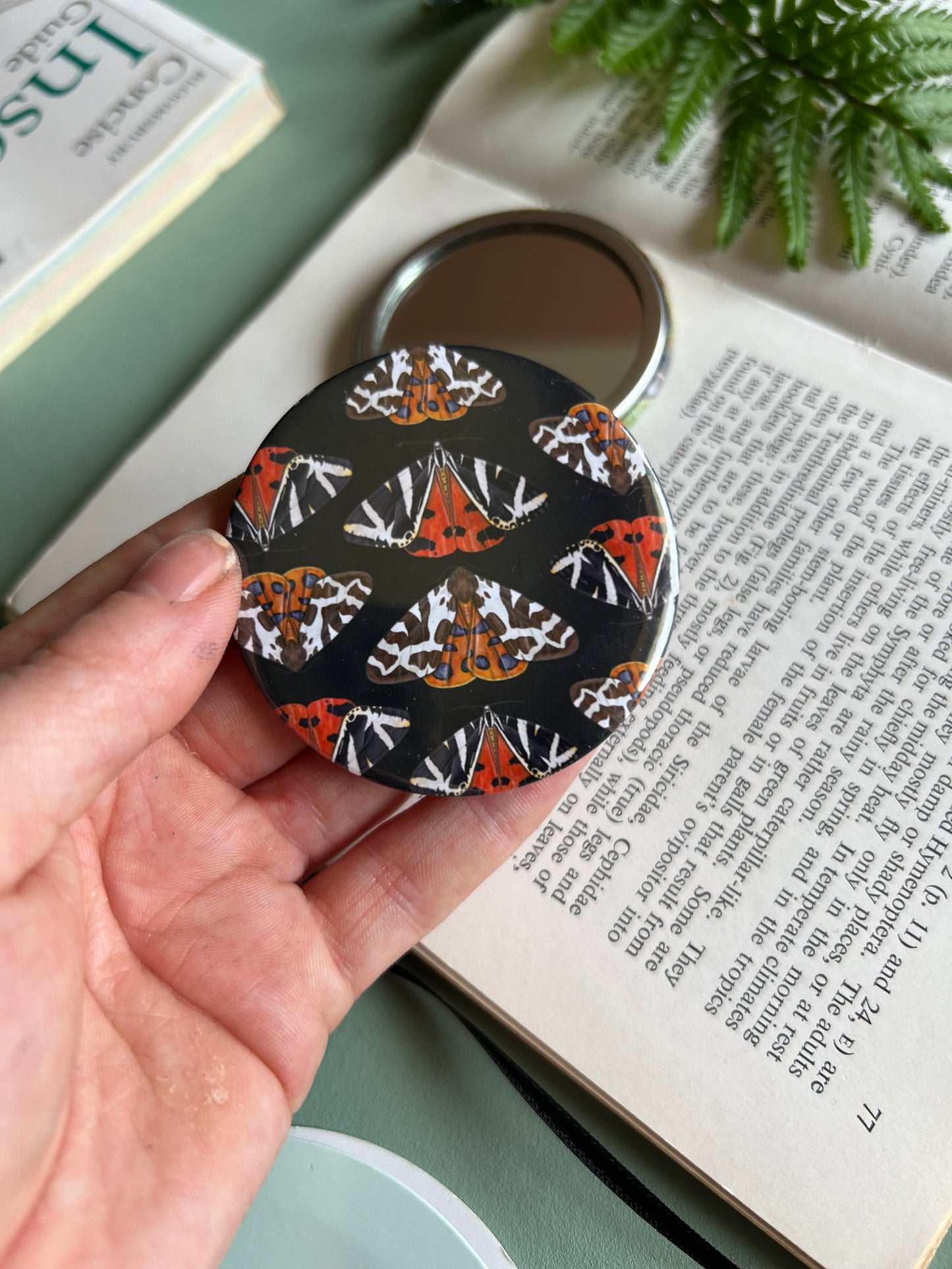 Tiger Moths Pocket Mirror