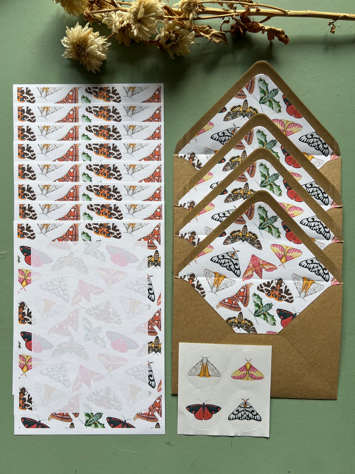 Moths Letter Writing Set