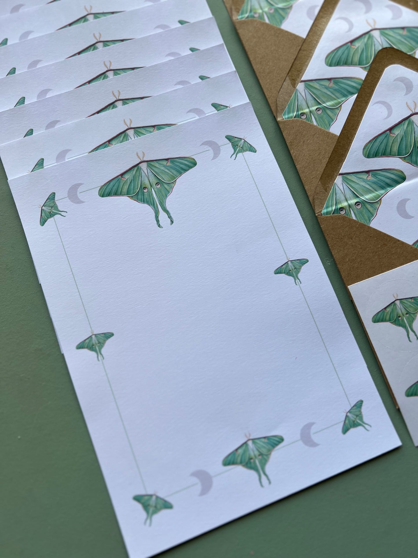 Luna Moth Letter Writing Set