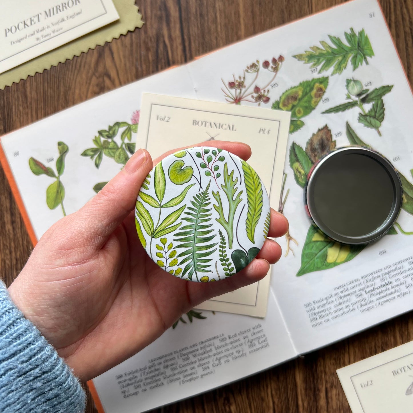 Fern Pocket Mirror