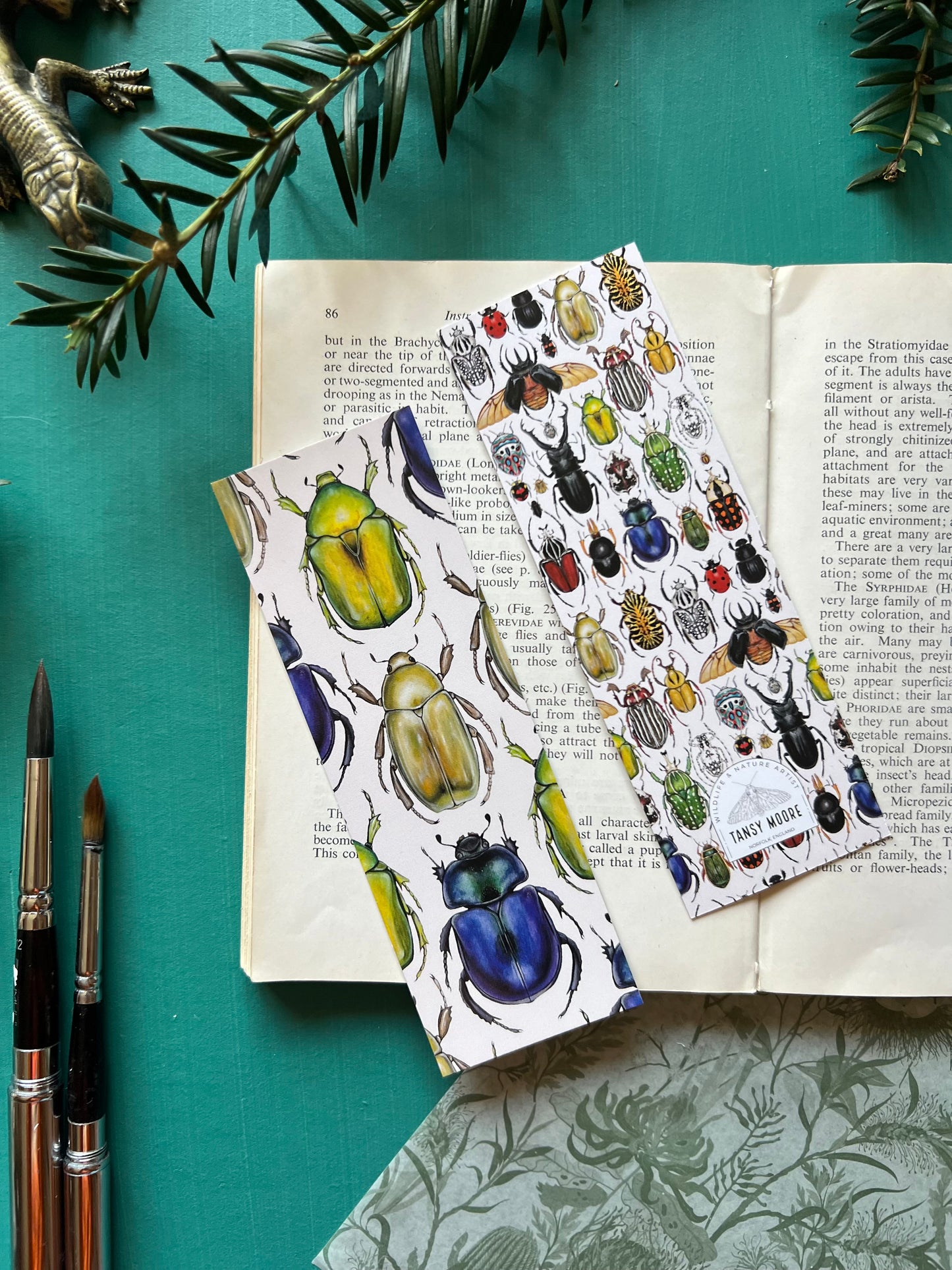 Beetle Bookmark