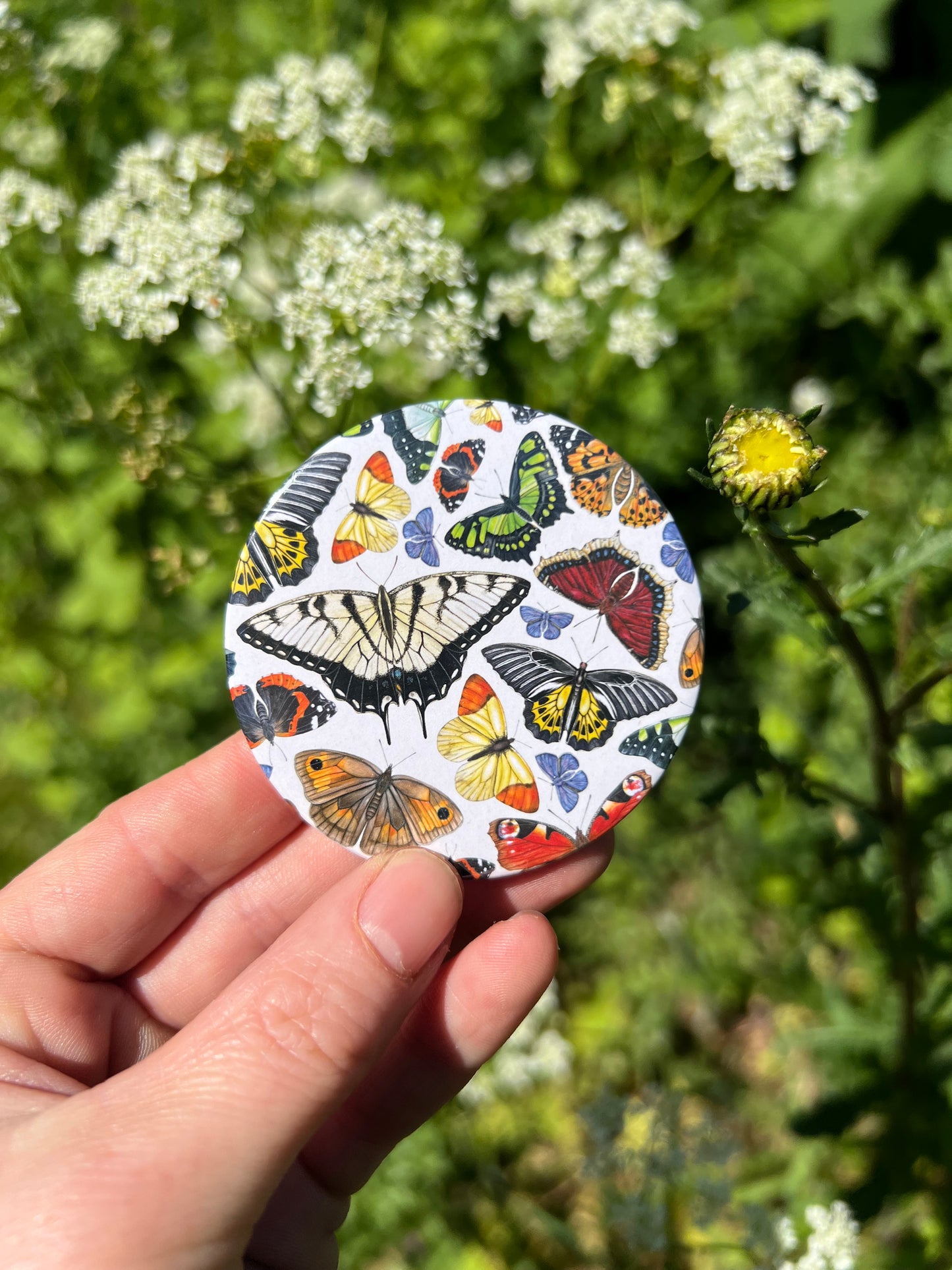 Butterfly Pocket Mirror