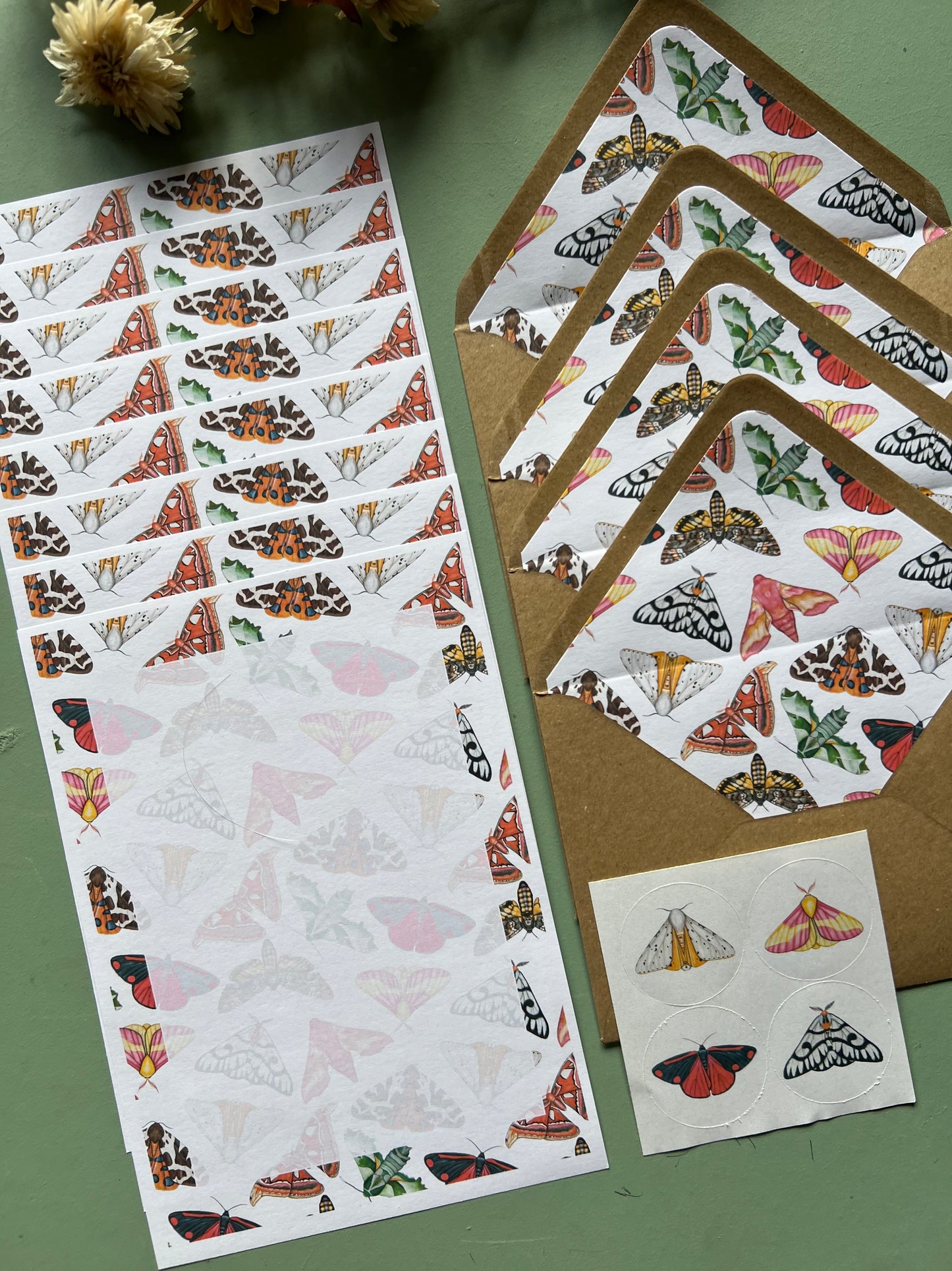 Moths Letter Writing Set