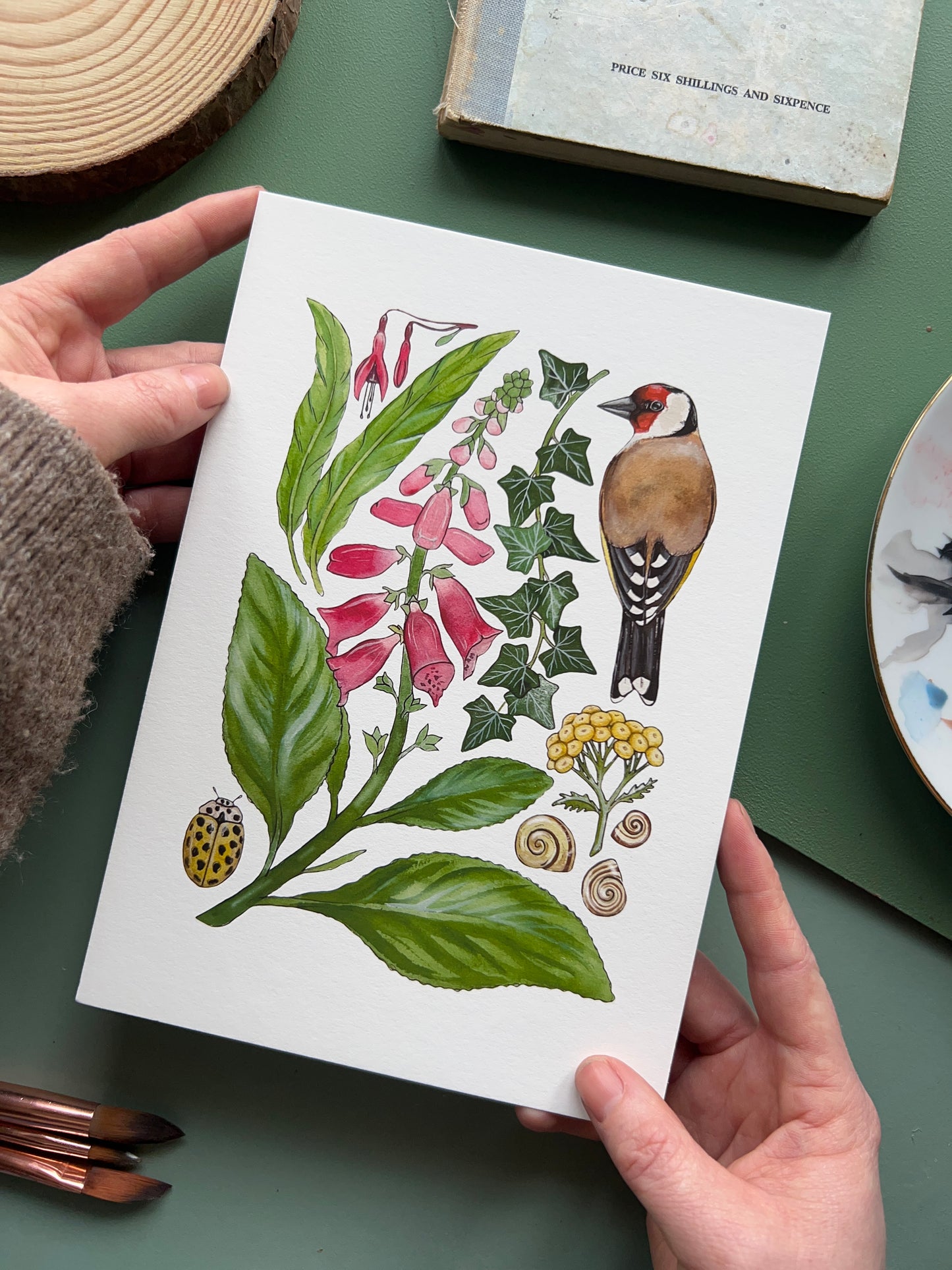 Wild Cottage Garden Print