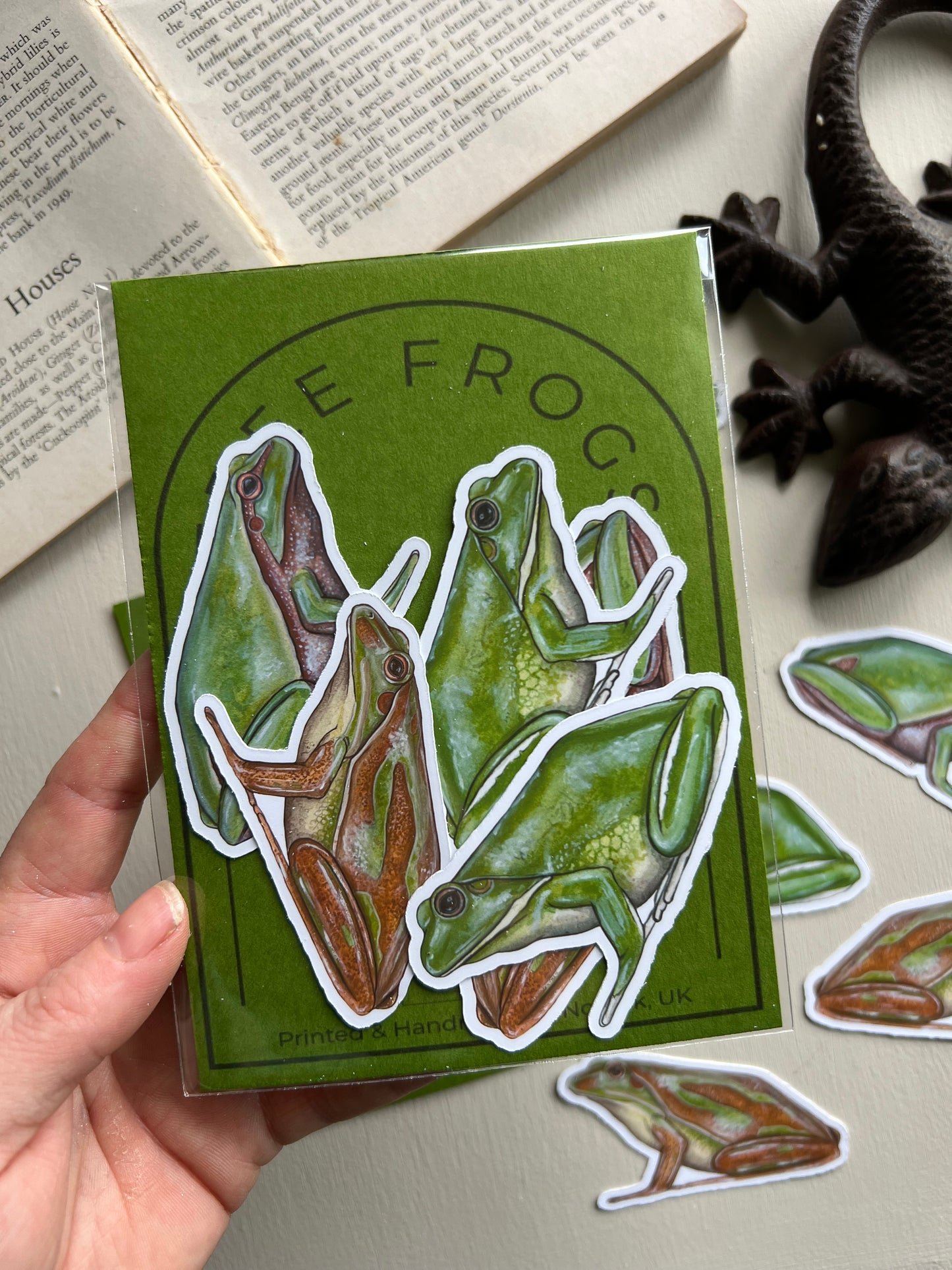 Tree Frog Sticker Set