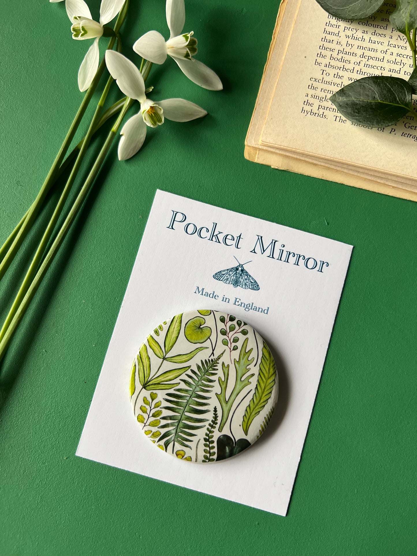 Fern Pocket Mirror