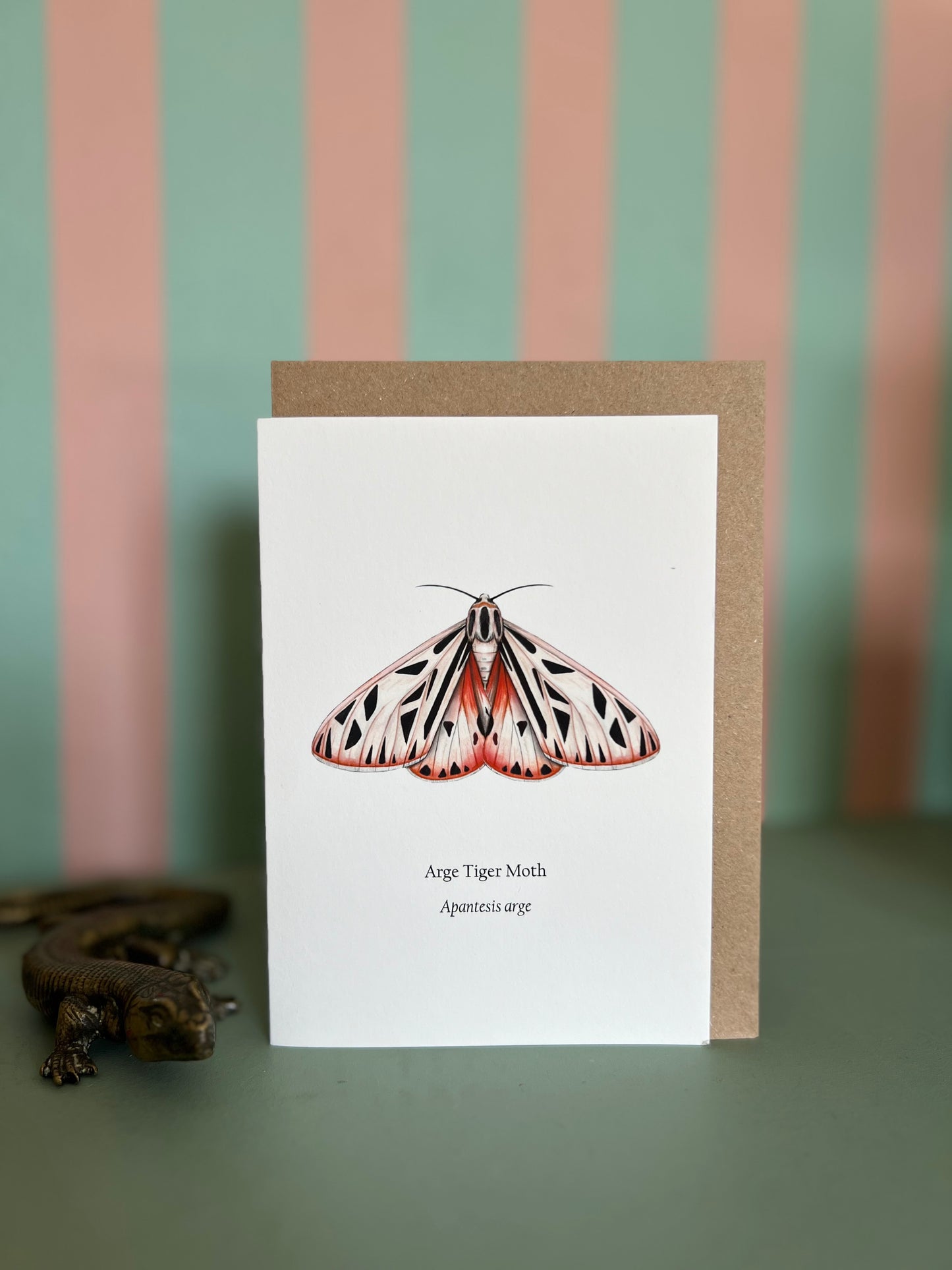 Arge Tiger Moth Card