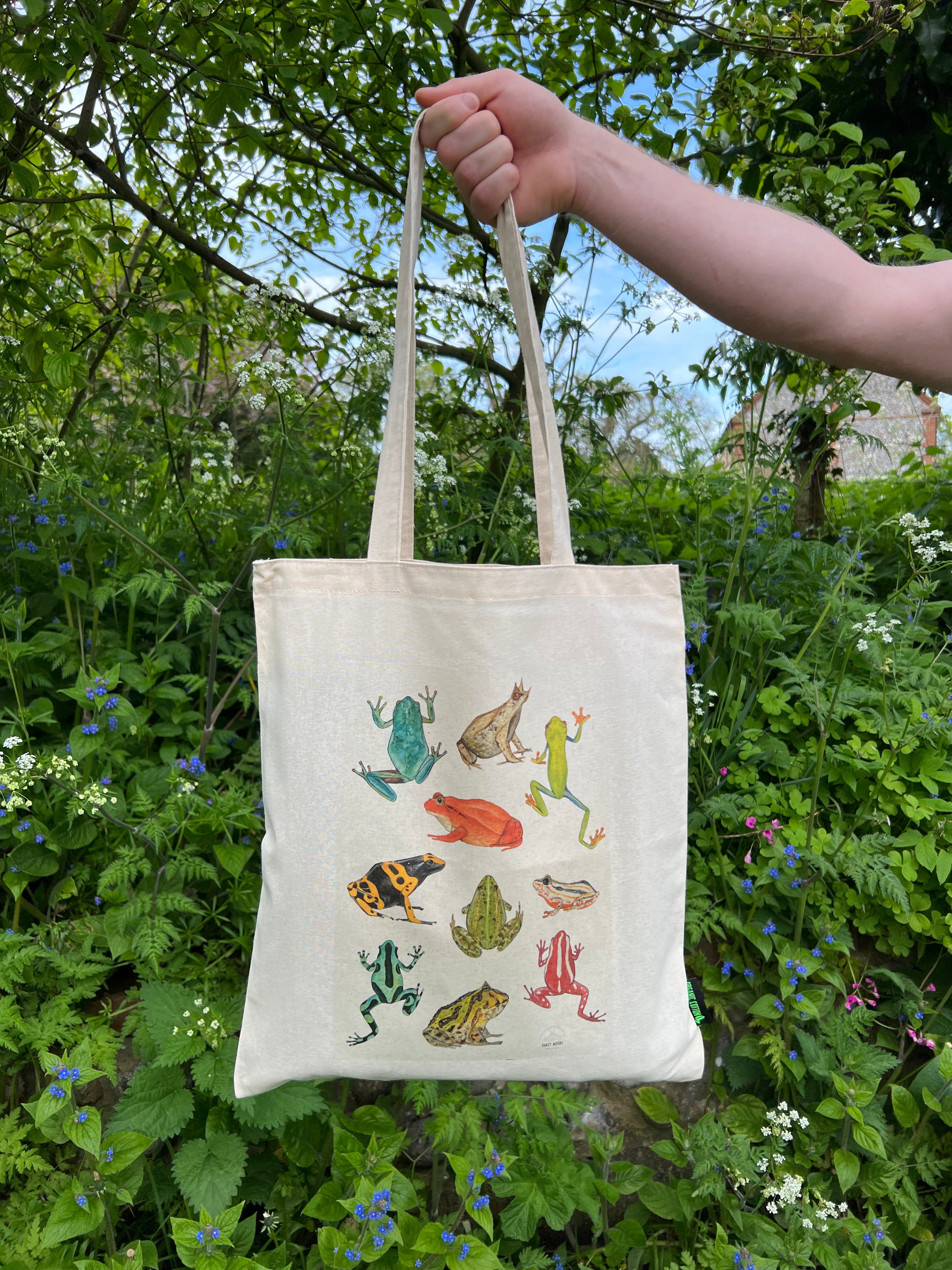 Frog tote online bag