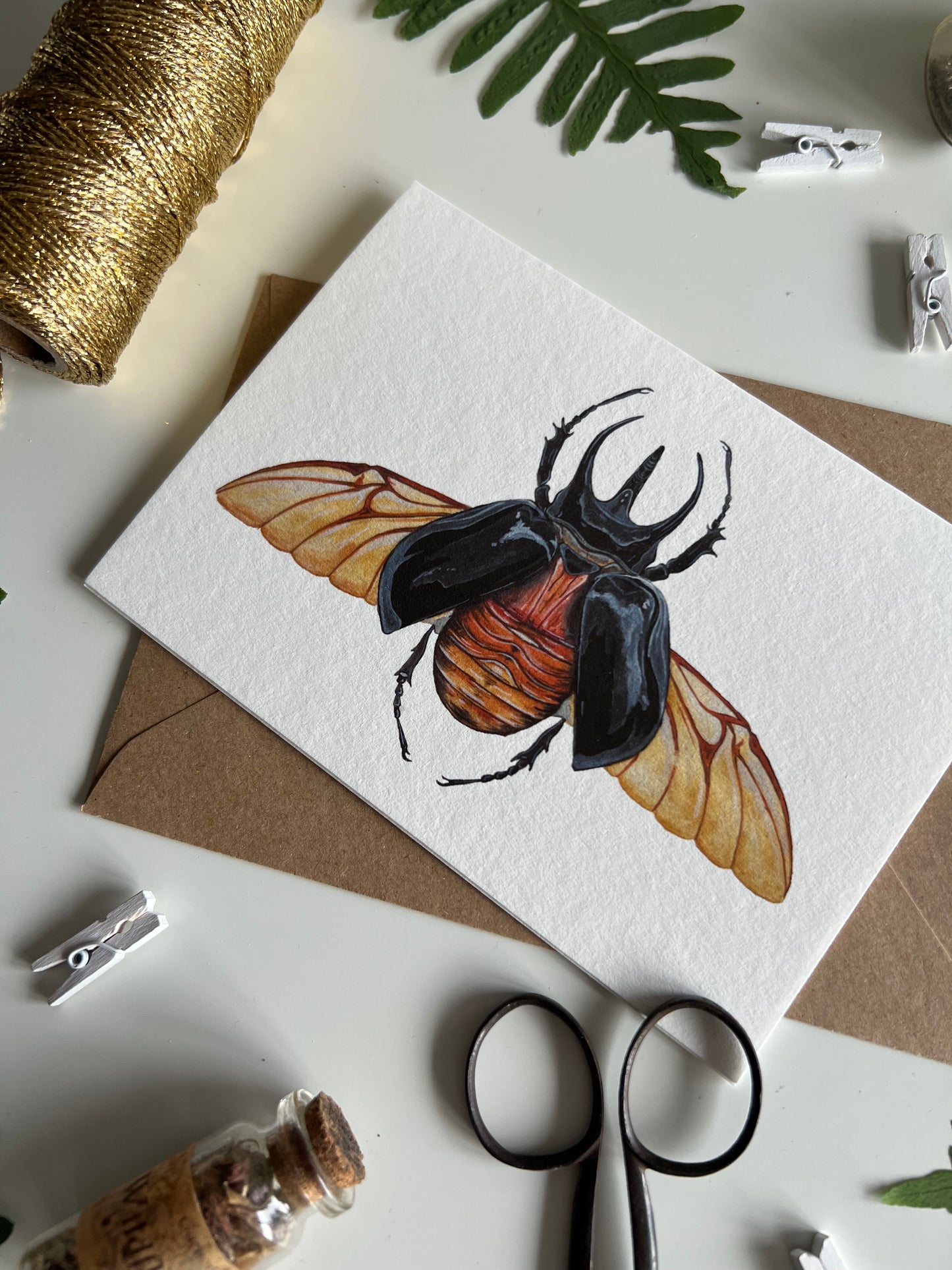 Atlas Beetle Card