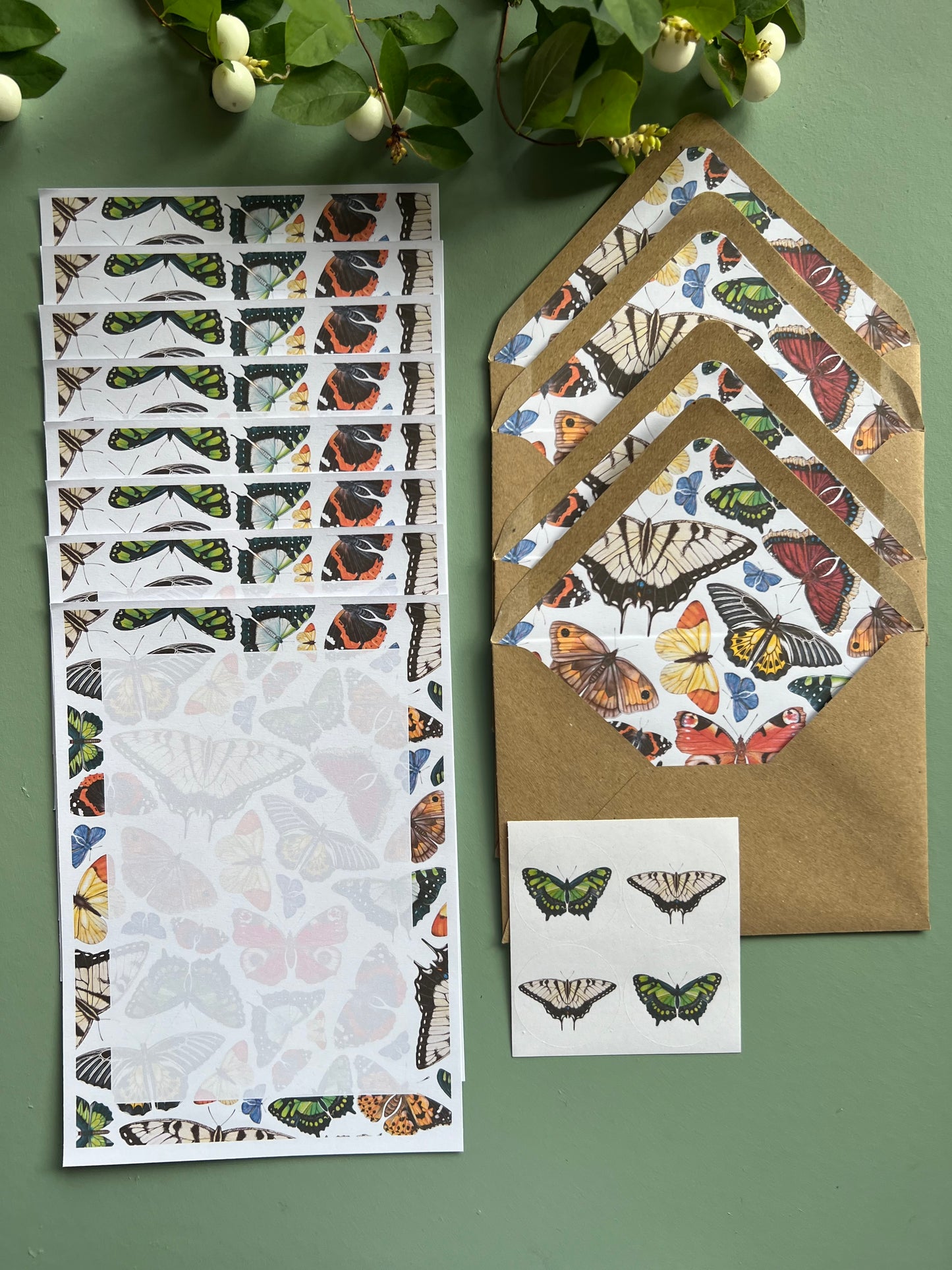 Butterfly Letter Writing Set