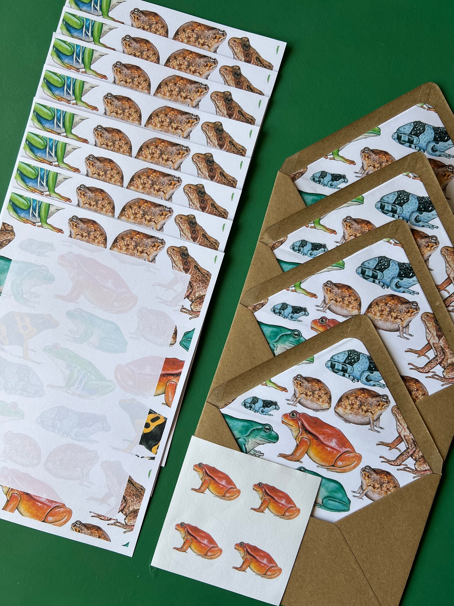 Frog Letter Writing Set