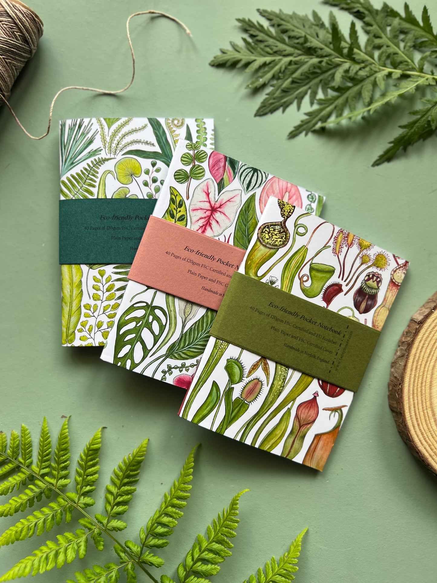 Plants Pocket Notebook Set