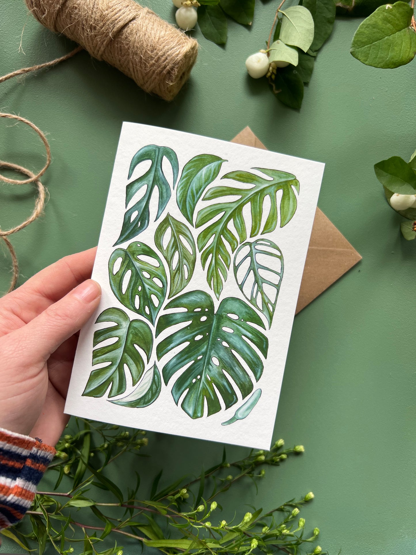 Monstera Card