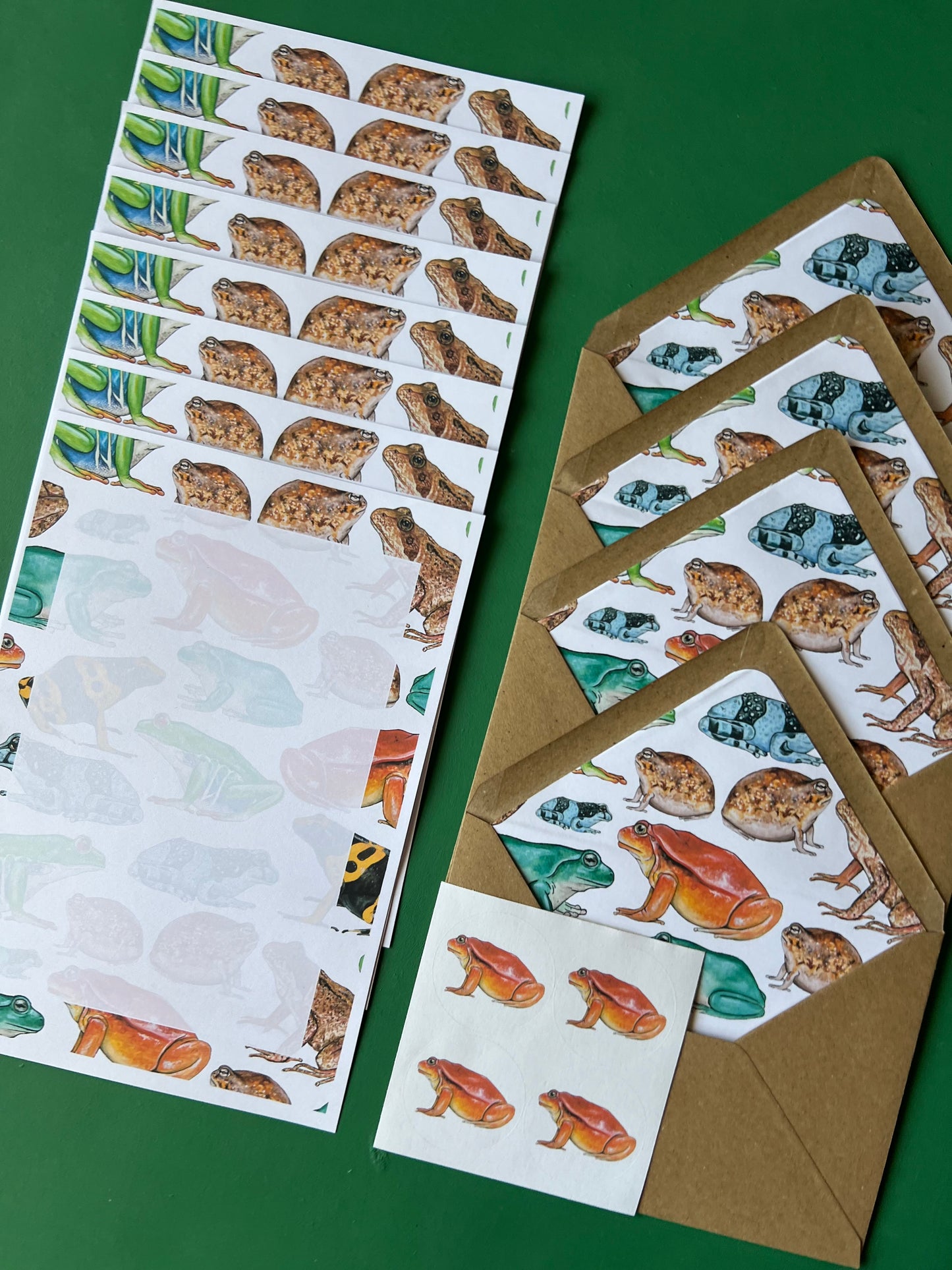 Frog Letter Writing Set