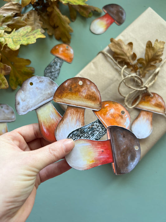 Bolete Mushroom Gift Tags