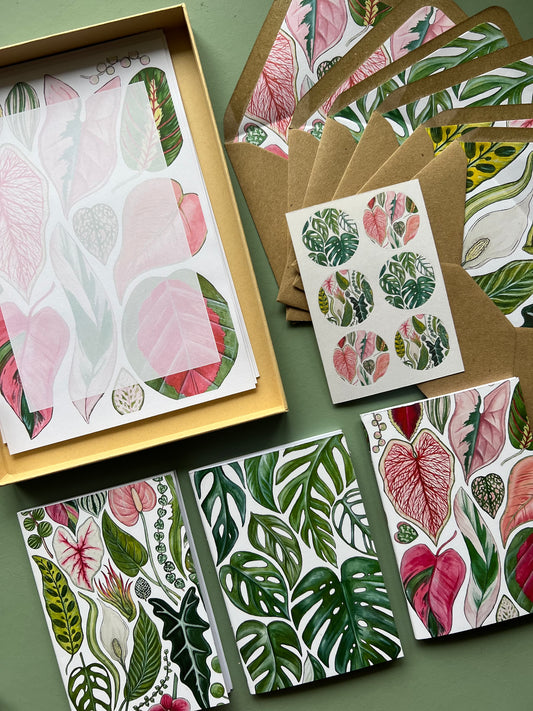 House Plants Stationery Set