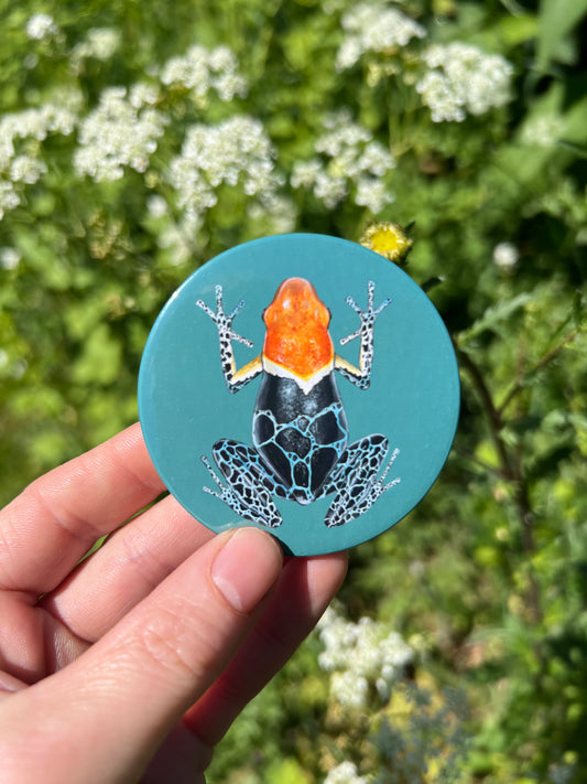 Poison Dart Frog Pocket Mirror