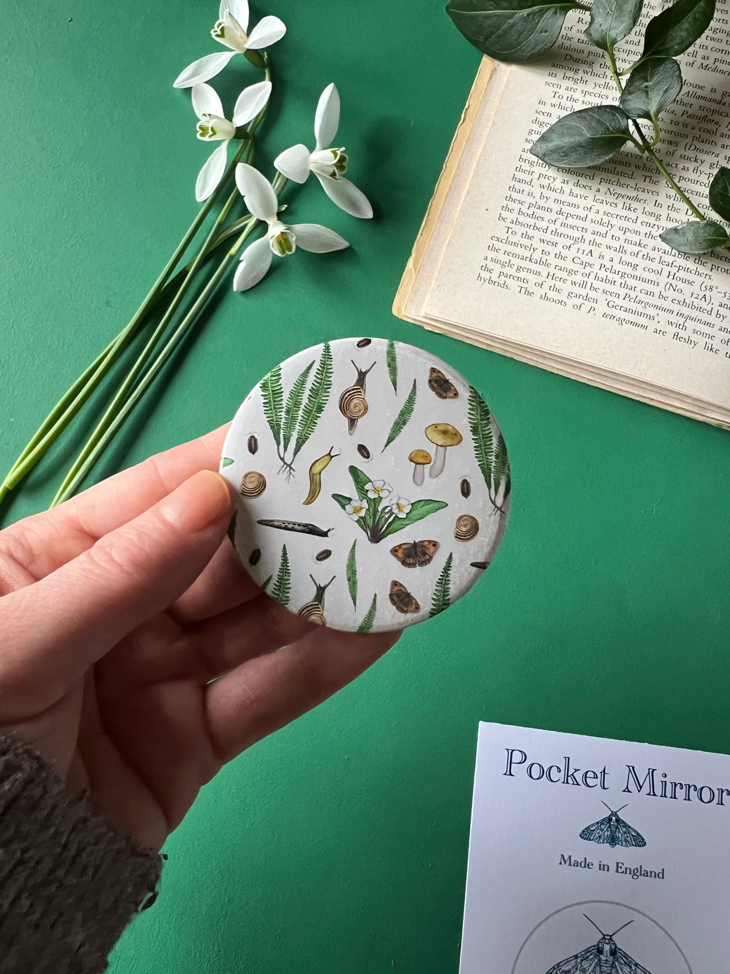 Forest Floor Pocket Mirror