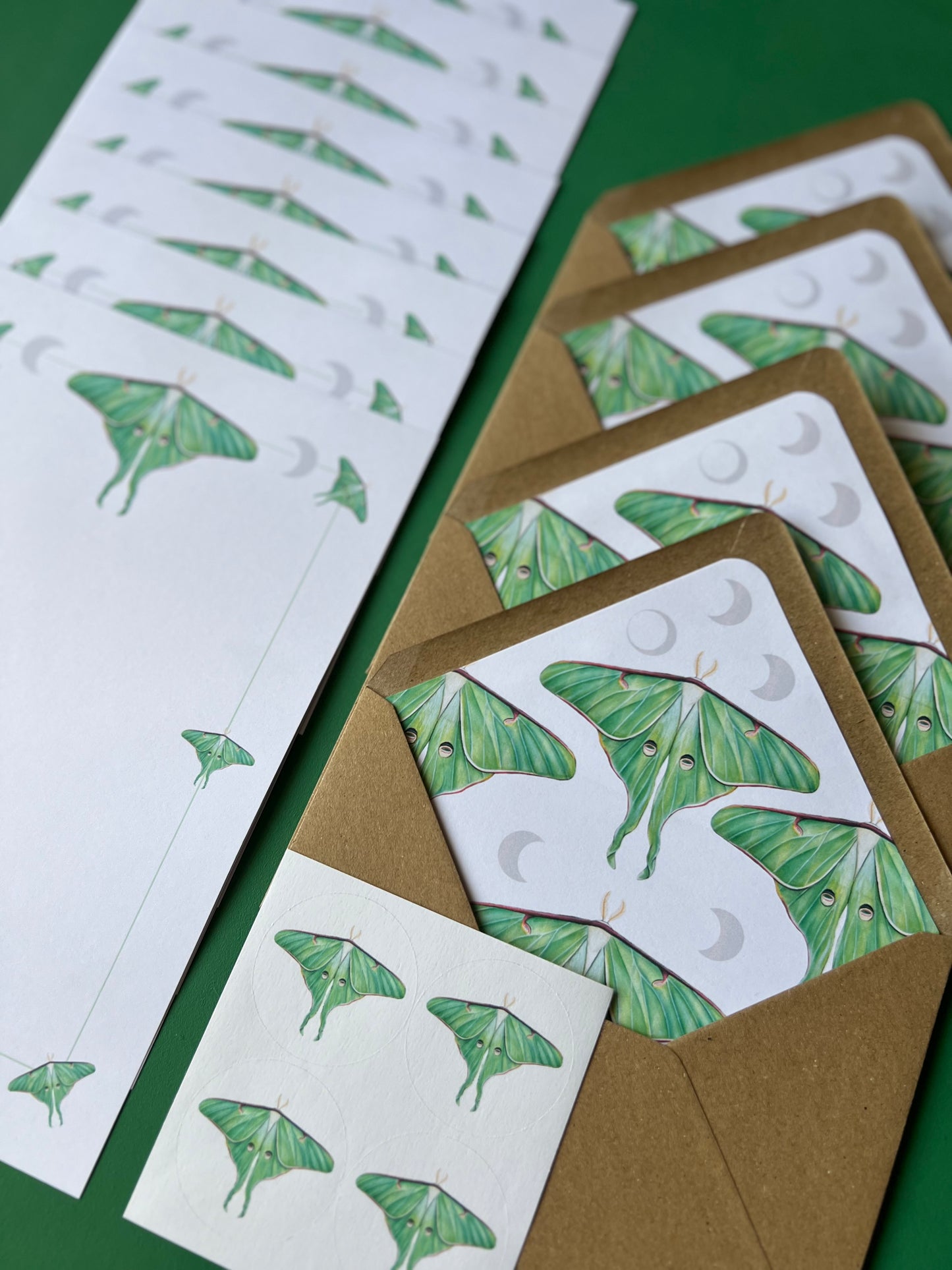 Luna Moth Letter Writing Set