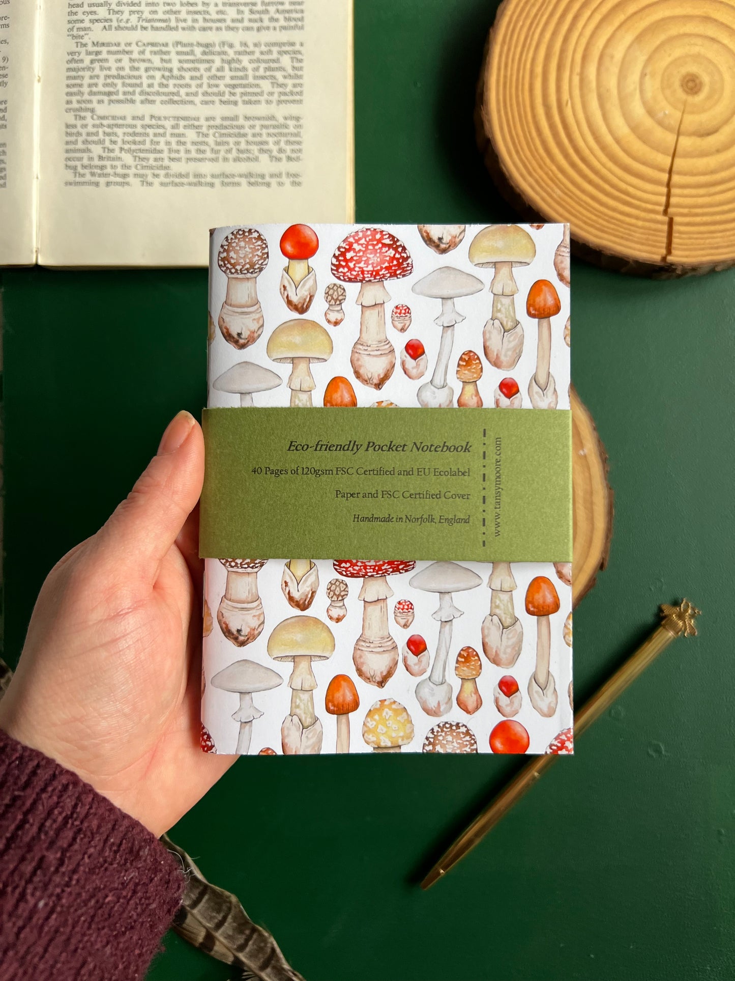 Mushroom Pocket Notebook