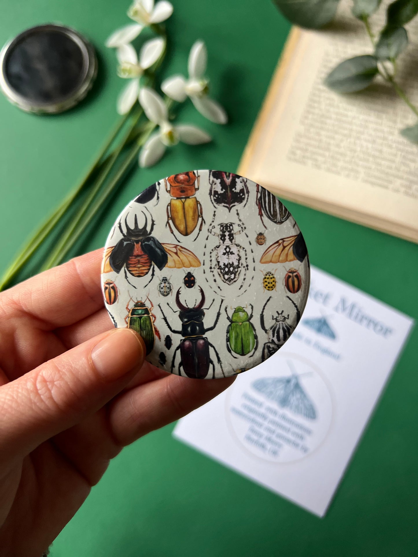 Beetle Pocket Mirror