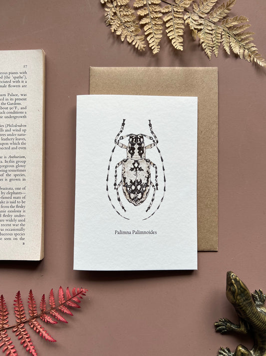 Longhorn Beetle card