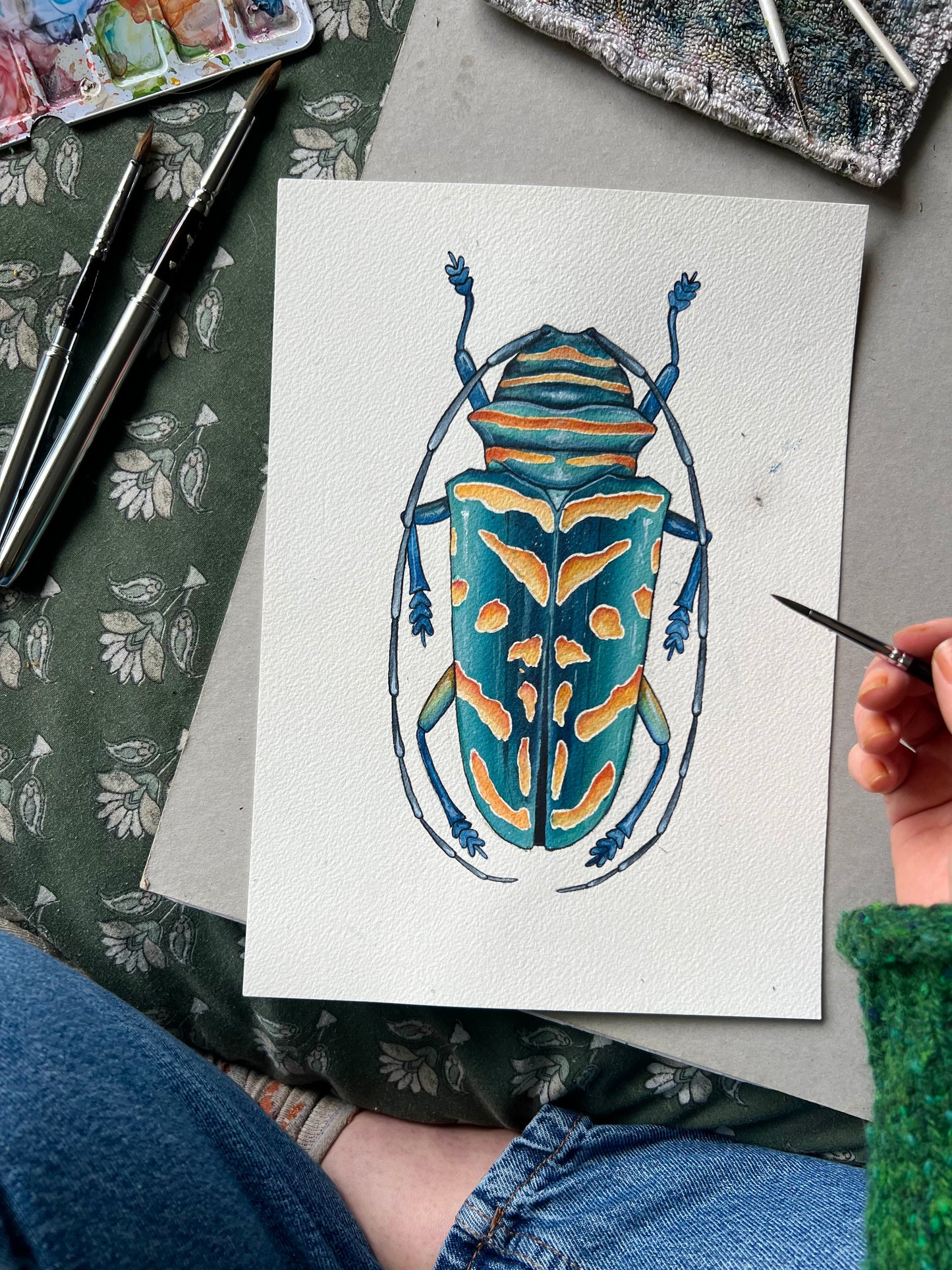 Jewel Longhorn Beetle