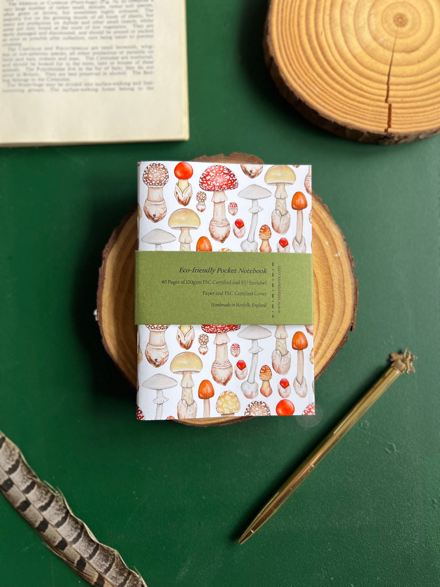 Mushroom Pocket Notebook