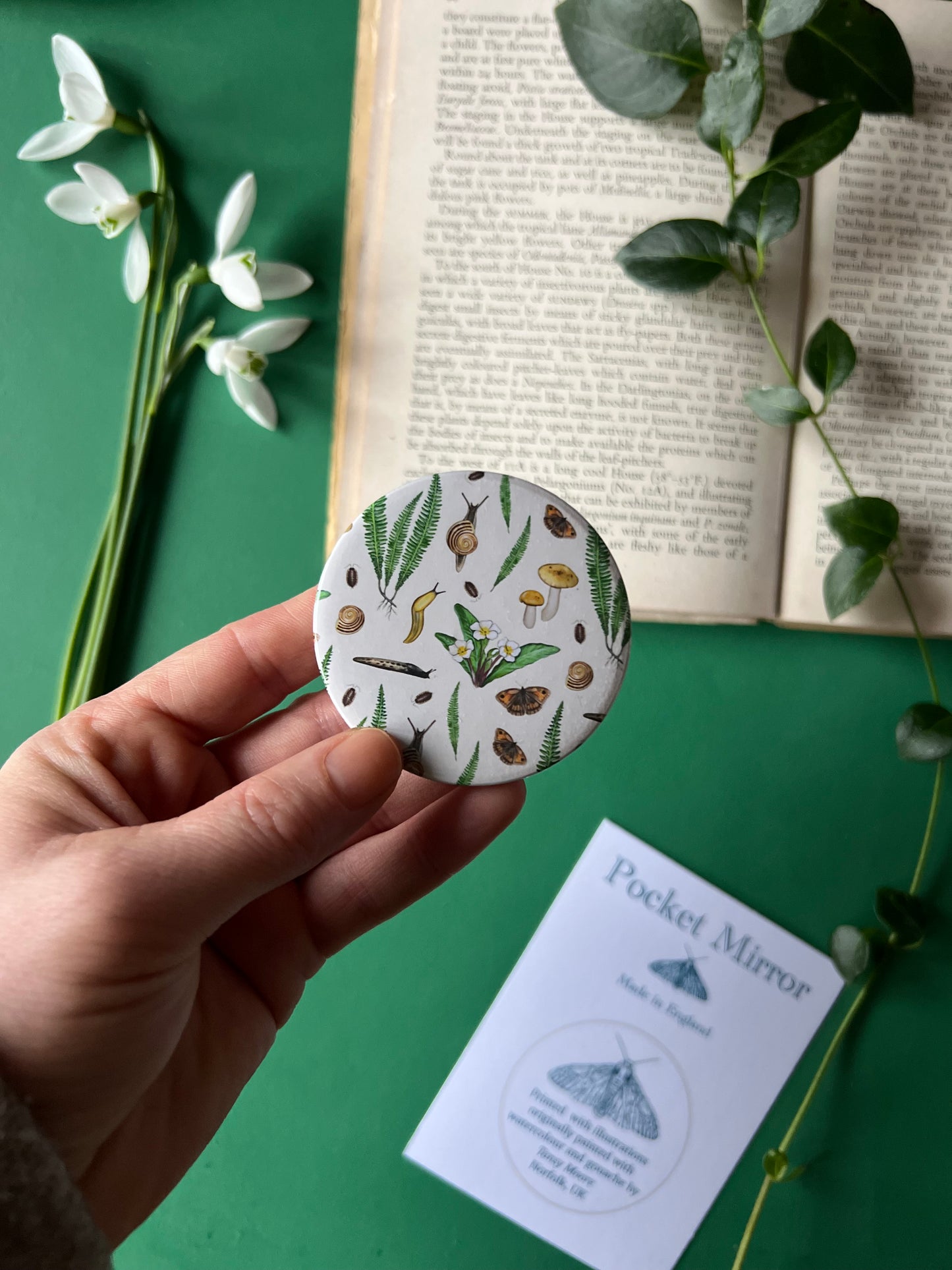 Forest Floor Pocket Mirror