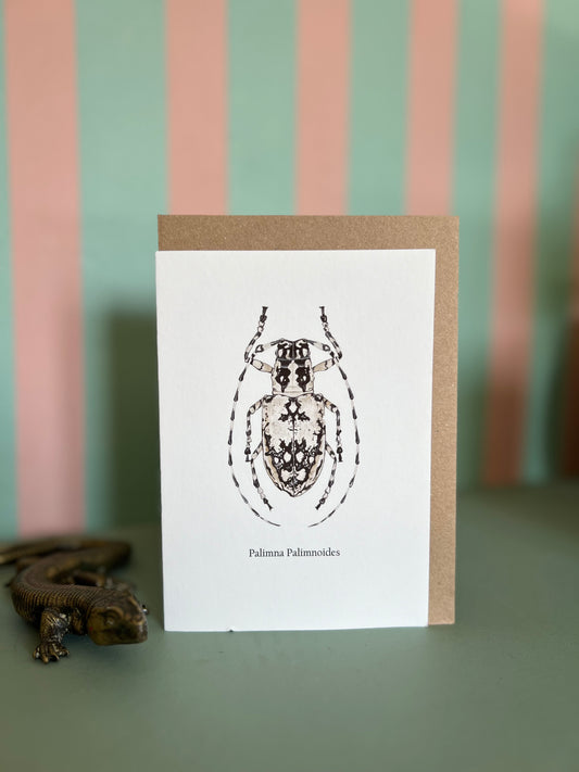 Longhorn Beetle card