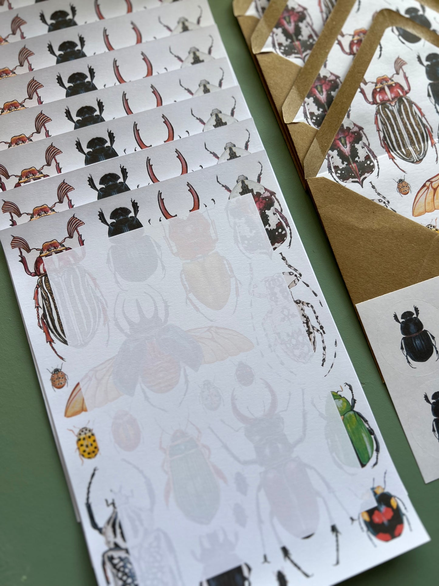 Beetles Letter Writing Set