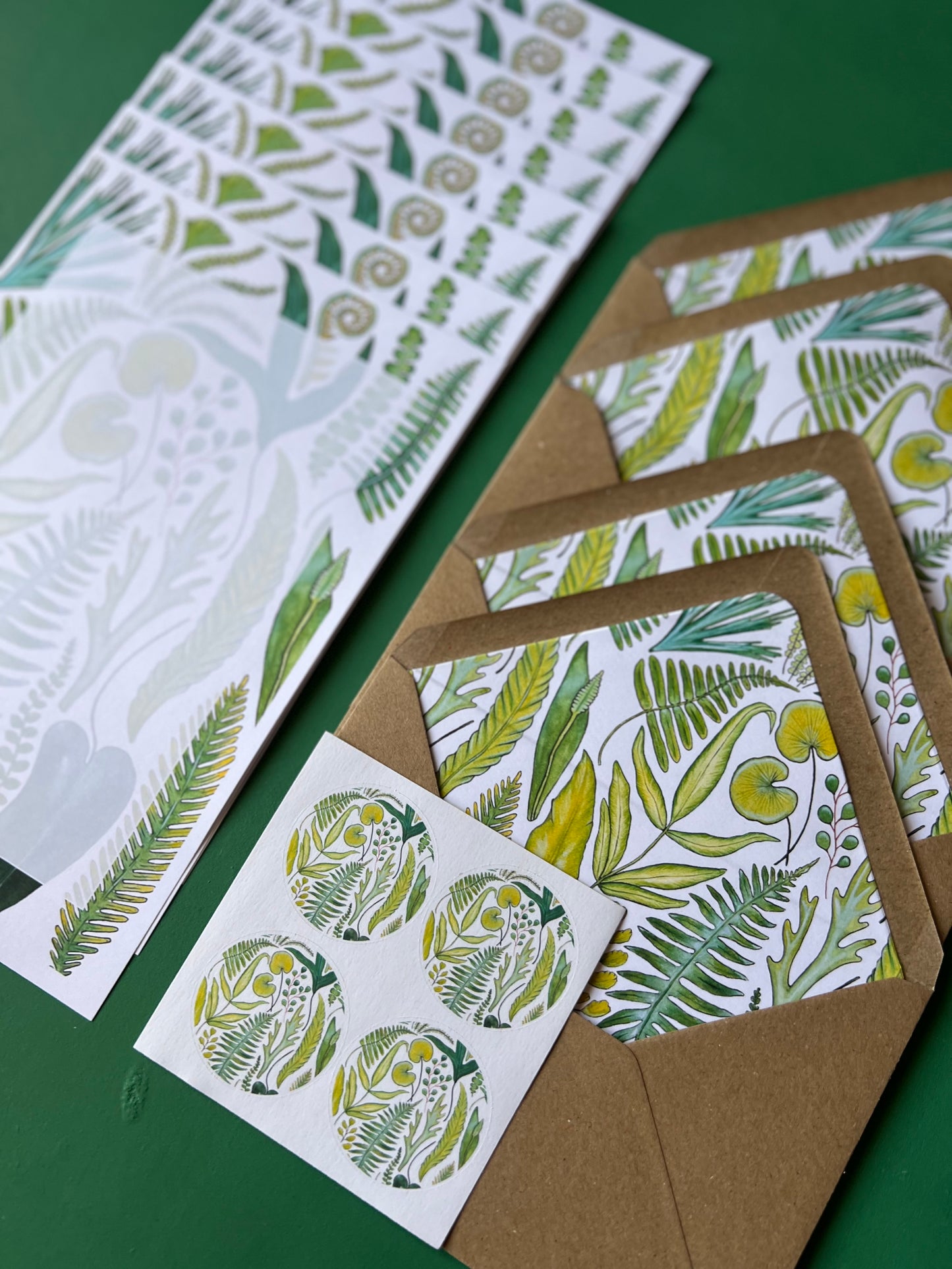 Fern Letter Writing Set